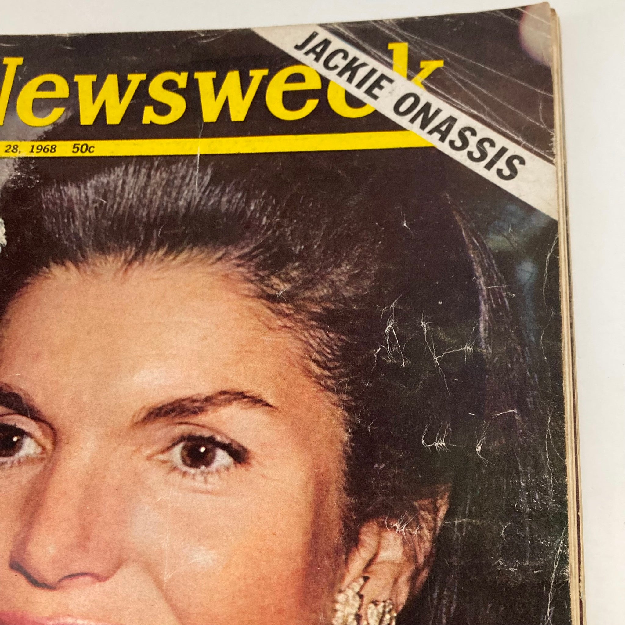 VTG Newsweek Magazine October 28 1968 Jackie Onassis Cover