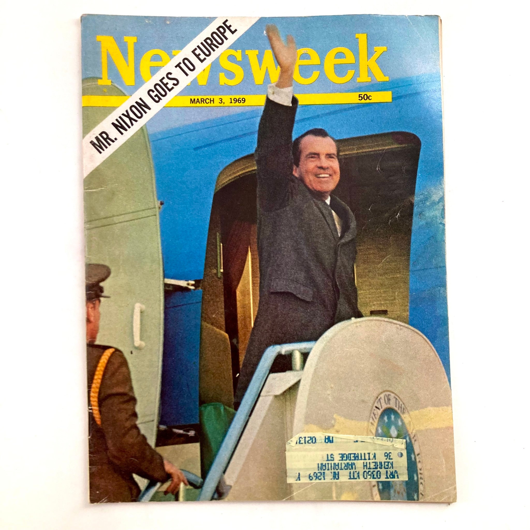 VTG Newsweek Magazine March 3 1969 Richard Nixon Goes to Europe