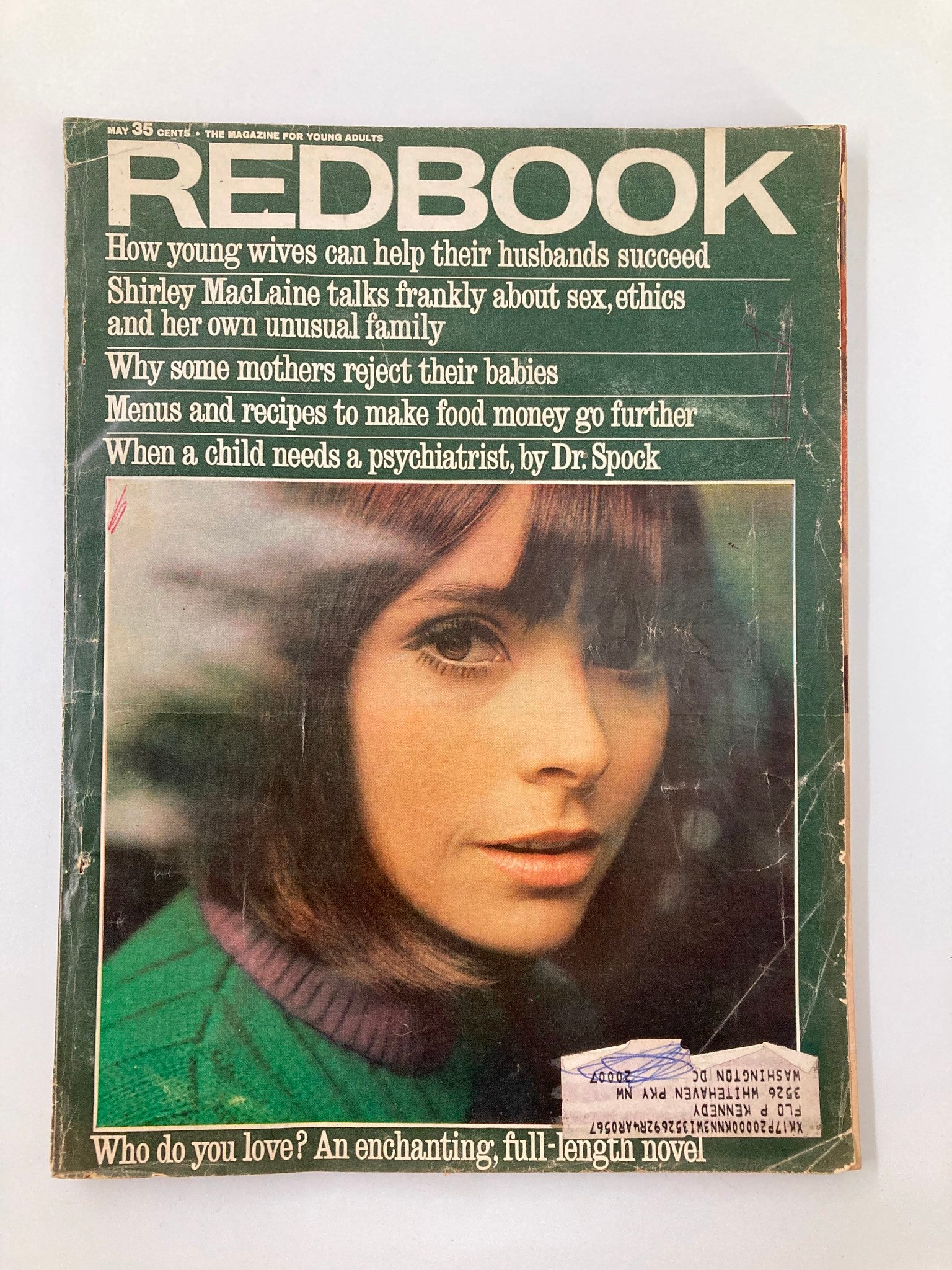 VTG Redbook Magazine May 1966 The Bed Elizabeth Taylor Once Slept In