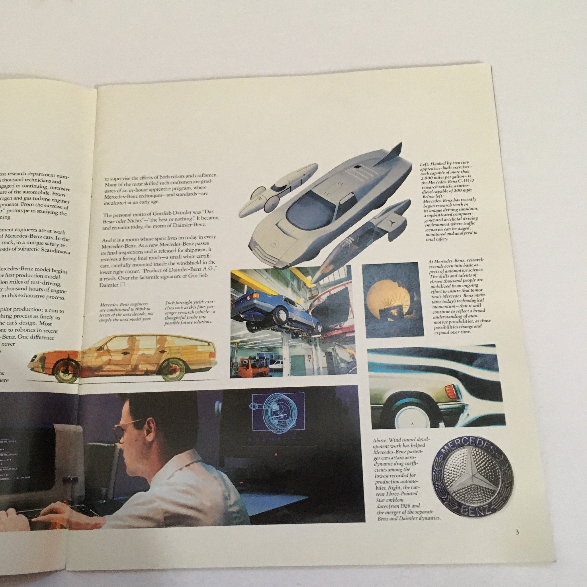 1987 Mercedes-Benz 190-Class Dealership Car Auto Brochure Catalog