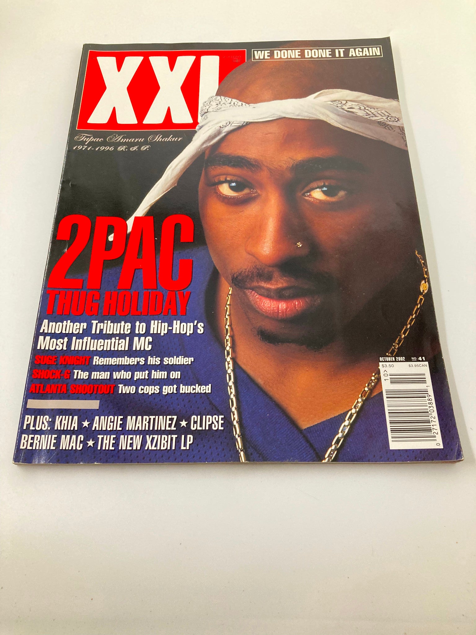 XXL Magazine October 2002 2Pac Thug Holiday Another Tribute No Label