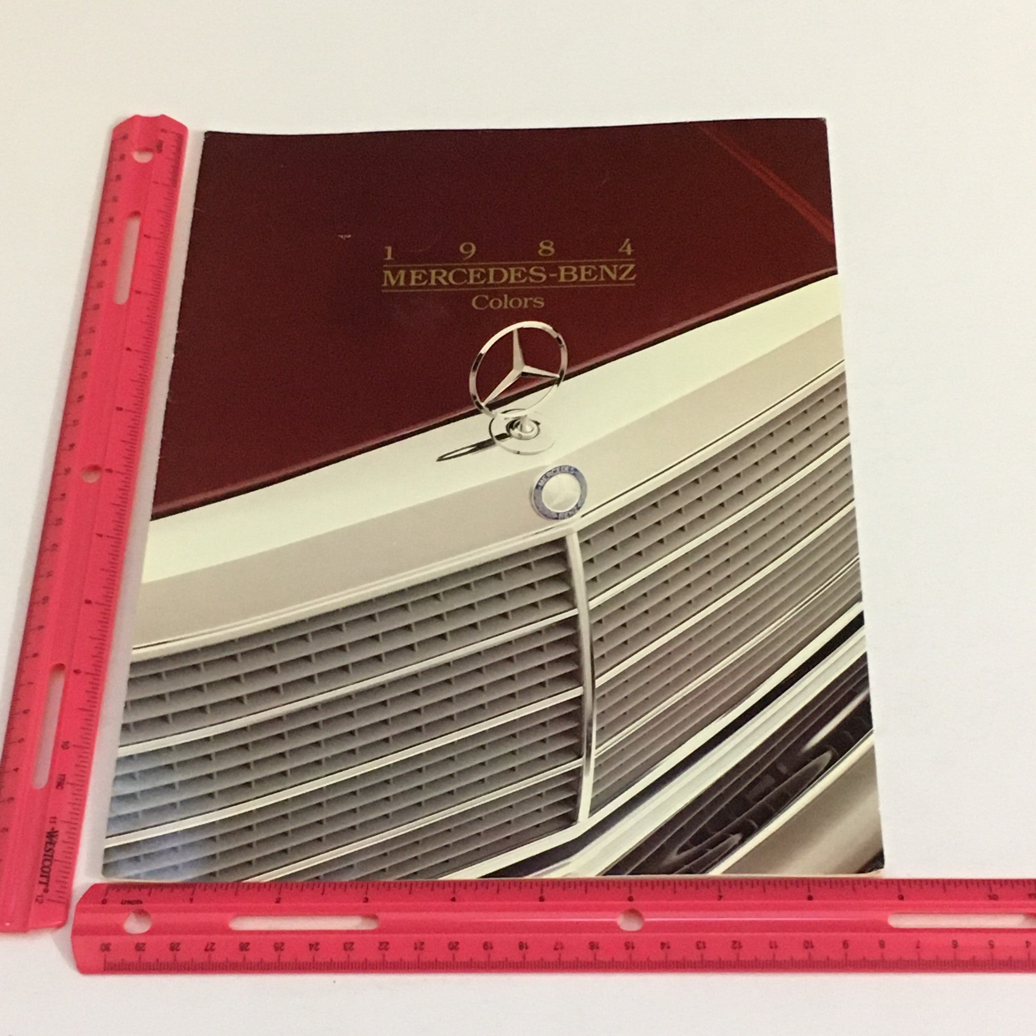 1984 Mercedes-Benz Colors Paintwork Dealership Car Auto Brochure Catalog