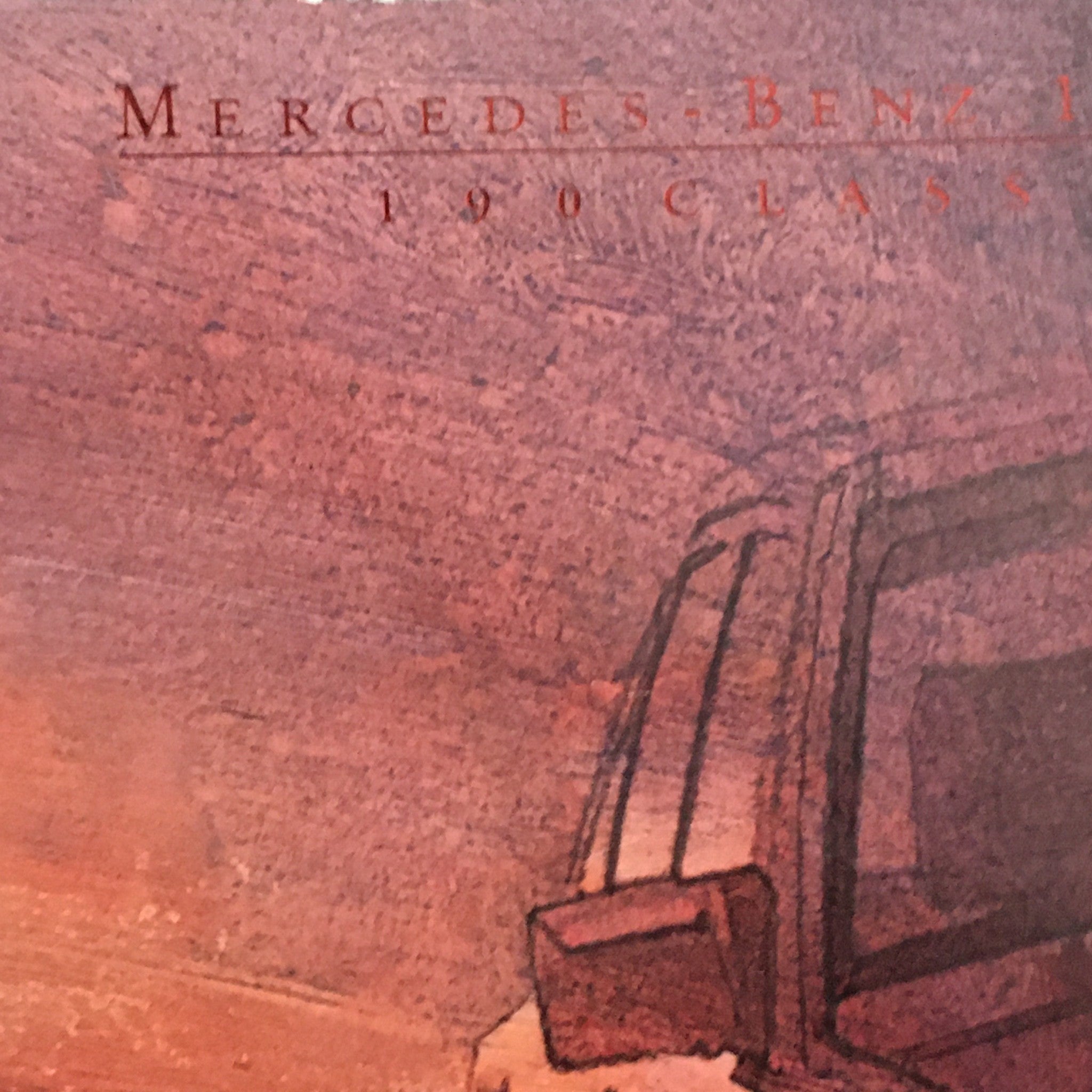 1985 Mecedes-Benz 190-Class Dealership Car Auto Brochure Catalog