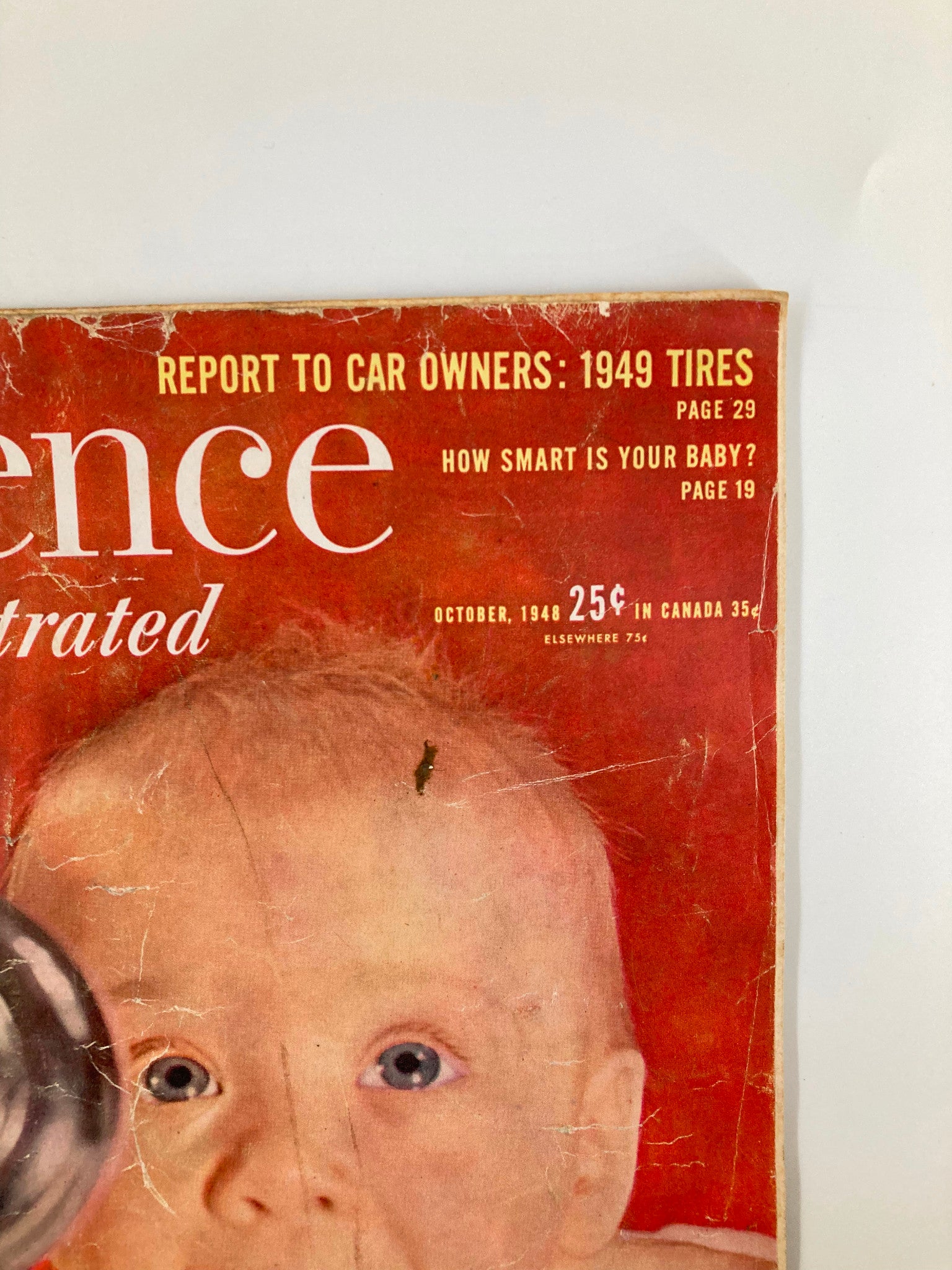 VTG Science Illustrated Magazine October 1948 How Smart Is Your Baby?