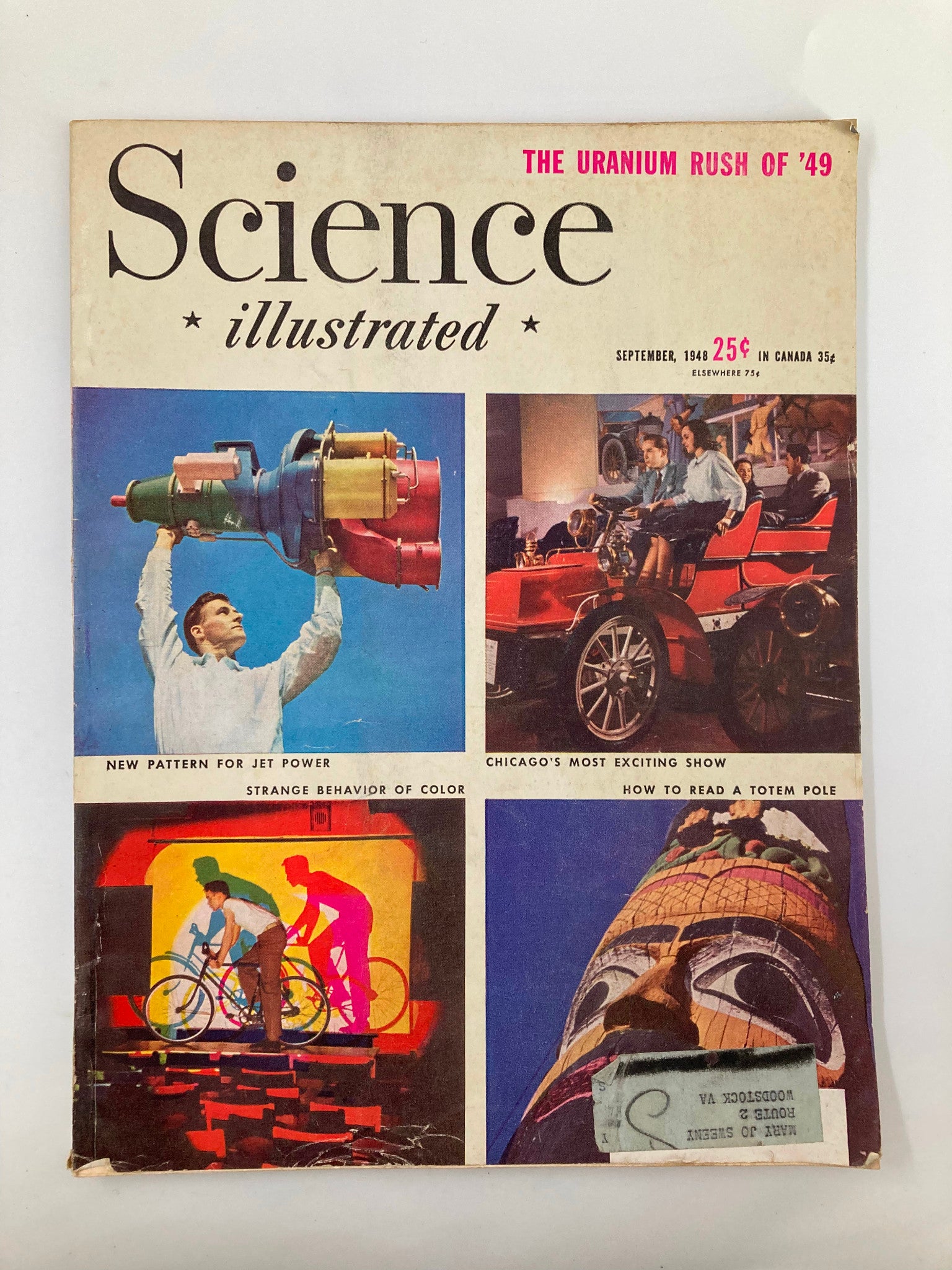 VTG Science Illustrated Magazine September 1948 New Pattern for Jet Power