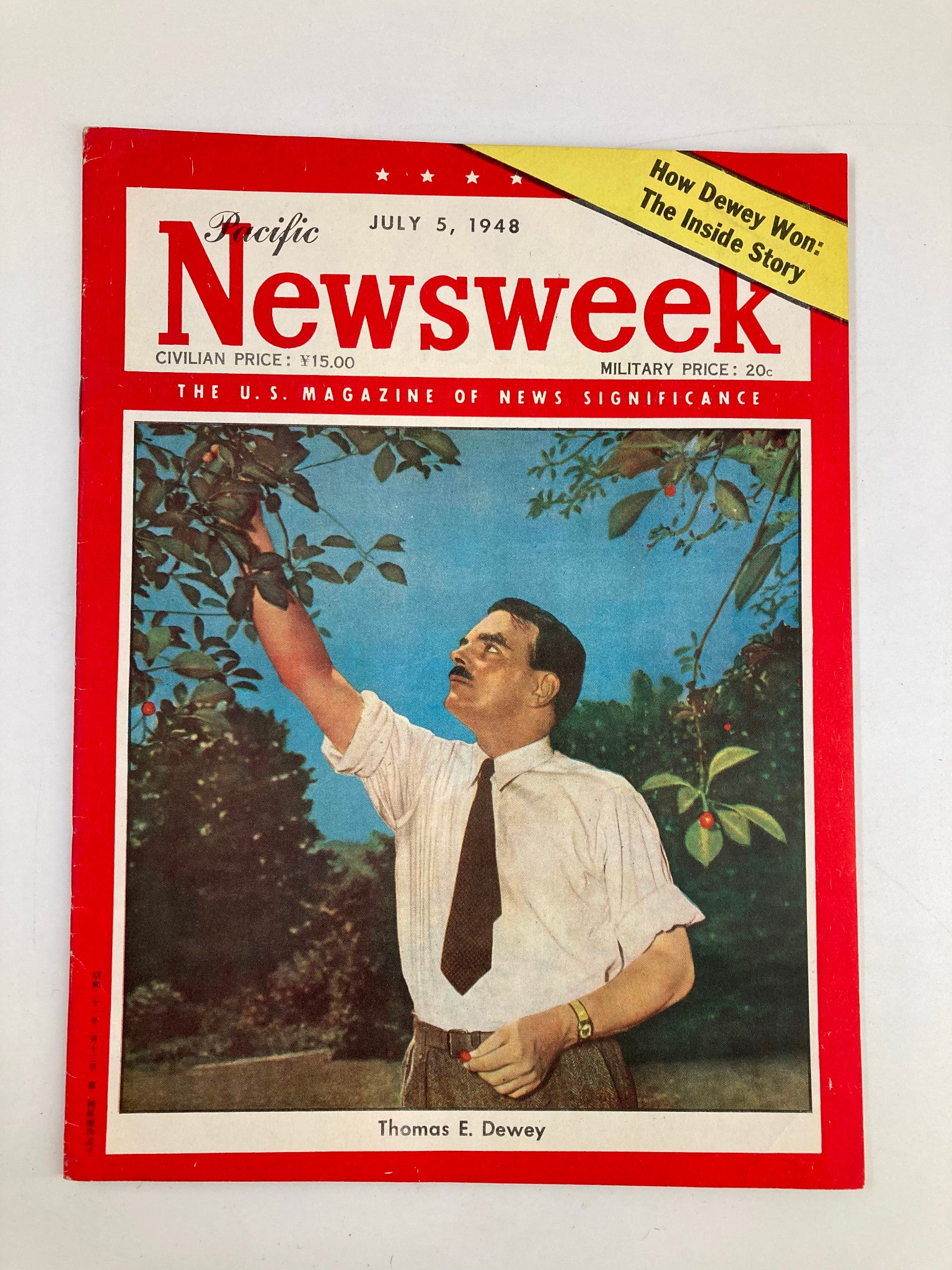 VTG Pacific Newsweek Magazine July 5 1948 How Dewey Won Inside Story No Label