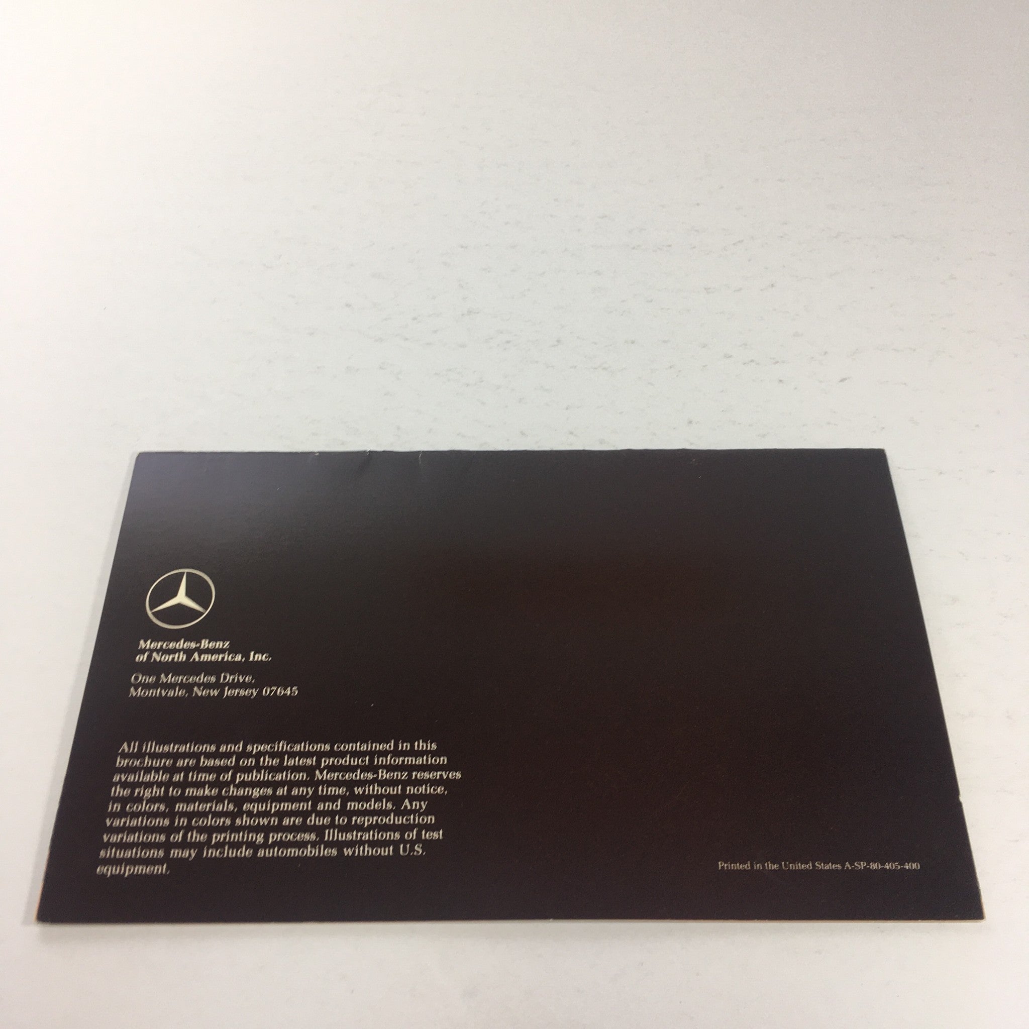 1981 Mercedes-Benz 380 SLC GT Dealership Car Auto Brochure Catalog