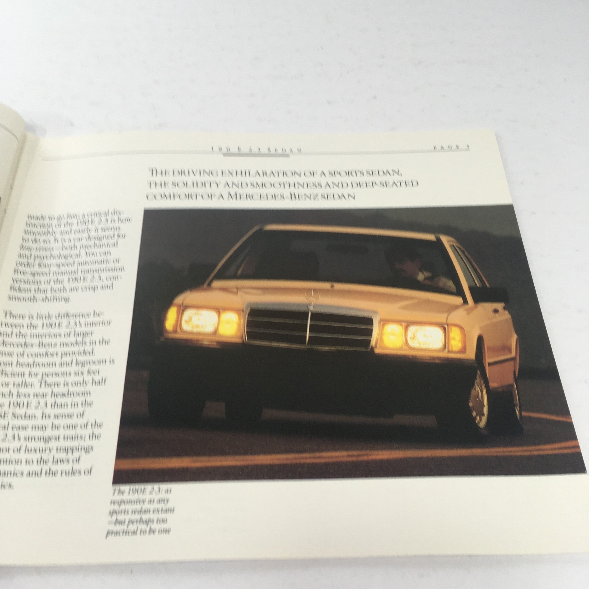 1985 Mercedes-Benz 300-SD 380-SE 380-SL Dealership Car Auto Brochure Catalog