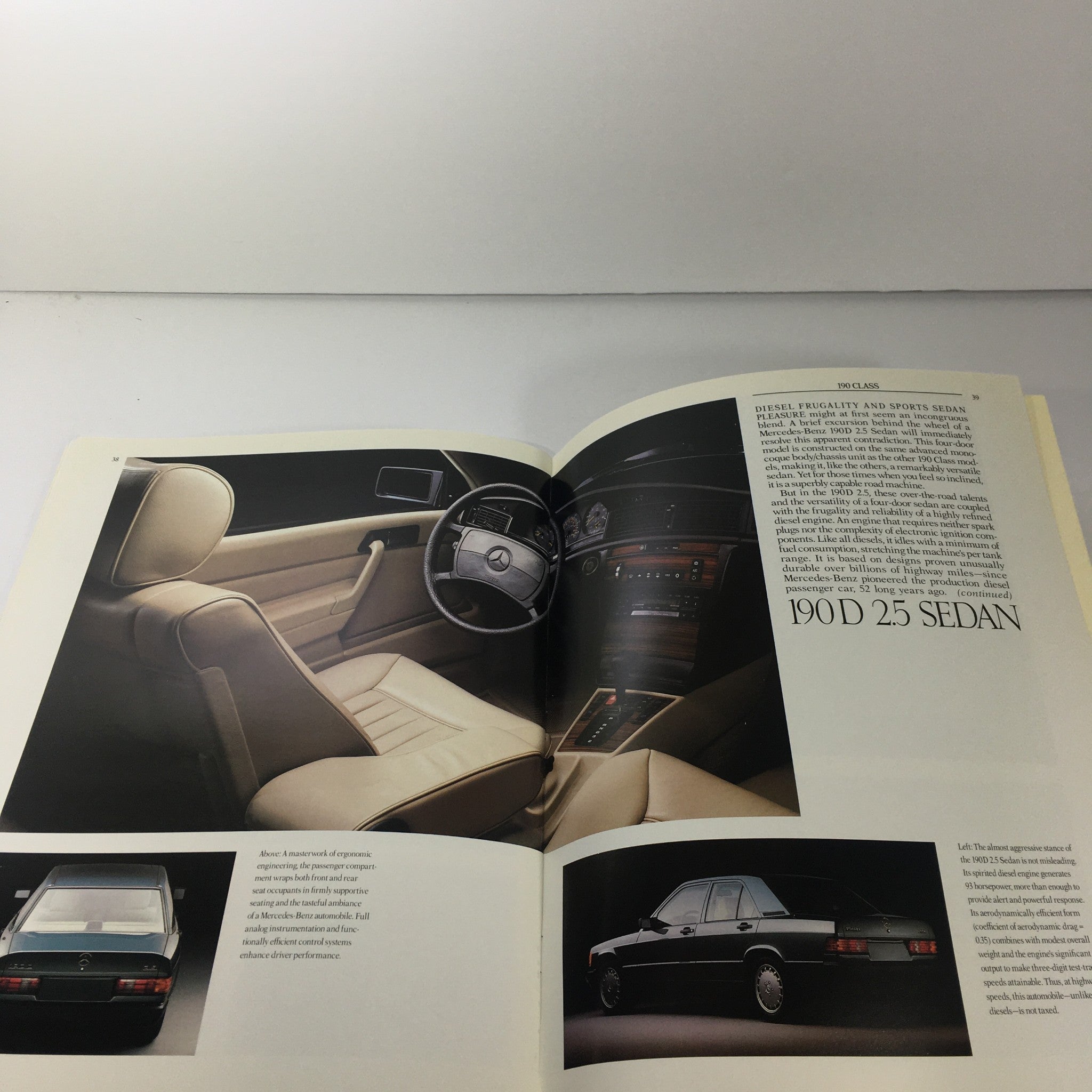 1988 Mercedes-Benz 190-Class 25 Sedan Dealership Car Auto Brochure Catalog