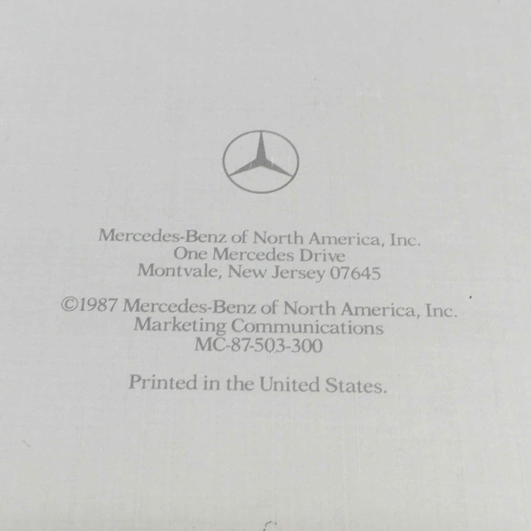 1988 Mercedes-Benz 300-Class CE Coupe Dealership Car Auto Brochure Catalog