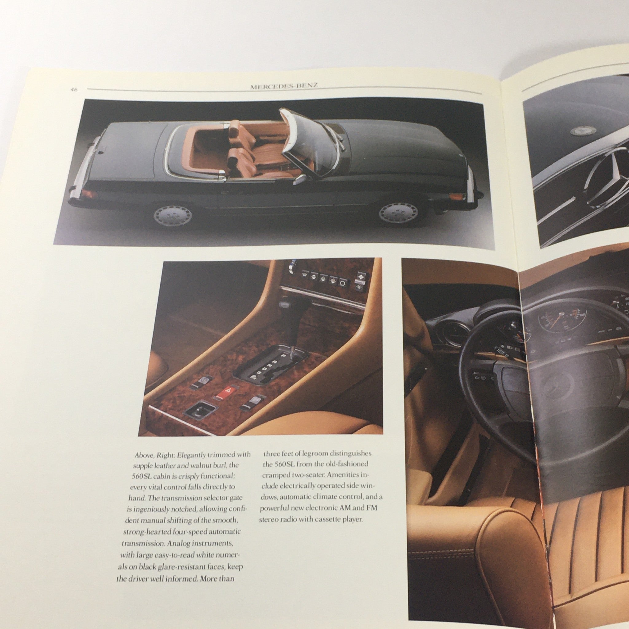 1988 Mercedes-Benz S-Class Dealership Car Auto Brochure Catalog