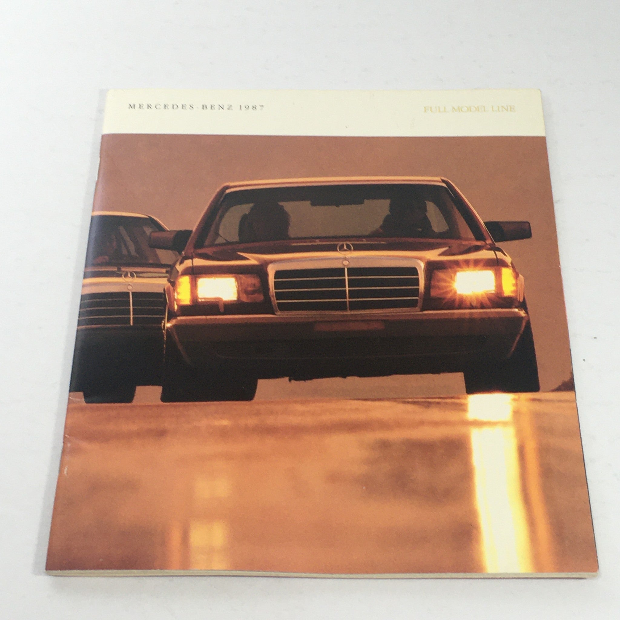 1987 Mercedes-Benz Full Model Line Dealership Car Auto Brochure Catalog