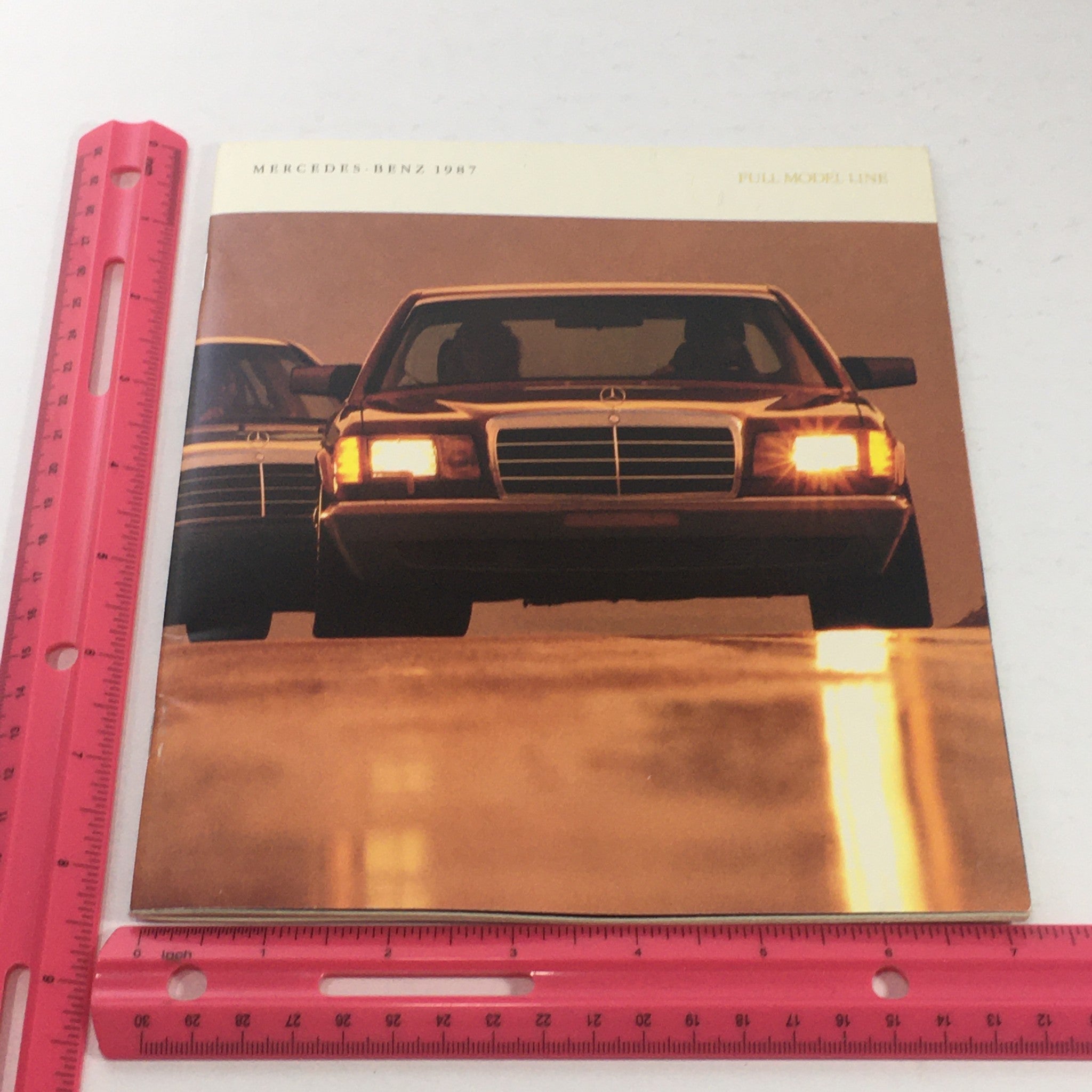 1987 Mercedes-Benz Full Model Line Dealership Car Auto Brochure Catalog