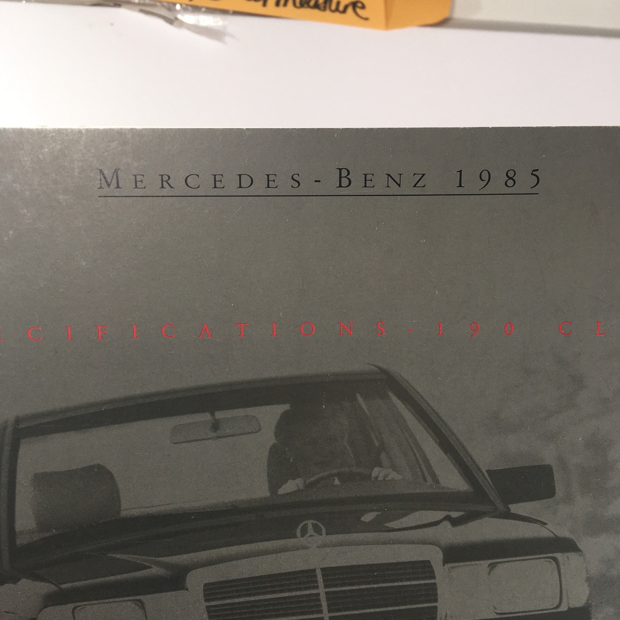 1985 Mercedes-Benz Specifications 100-Class Dealership Car Auto Brochure Catalog