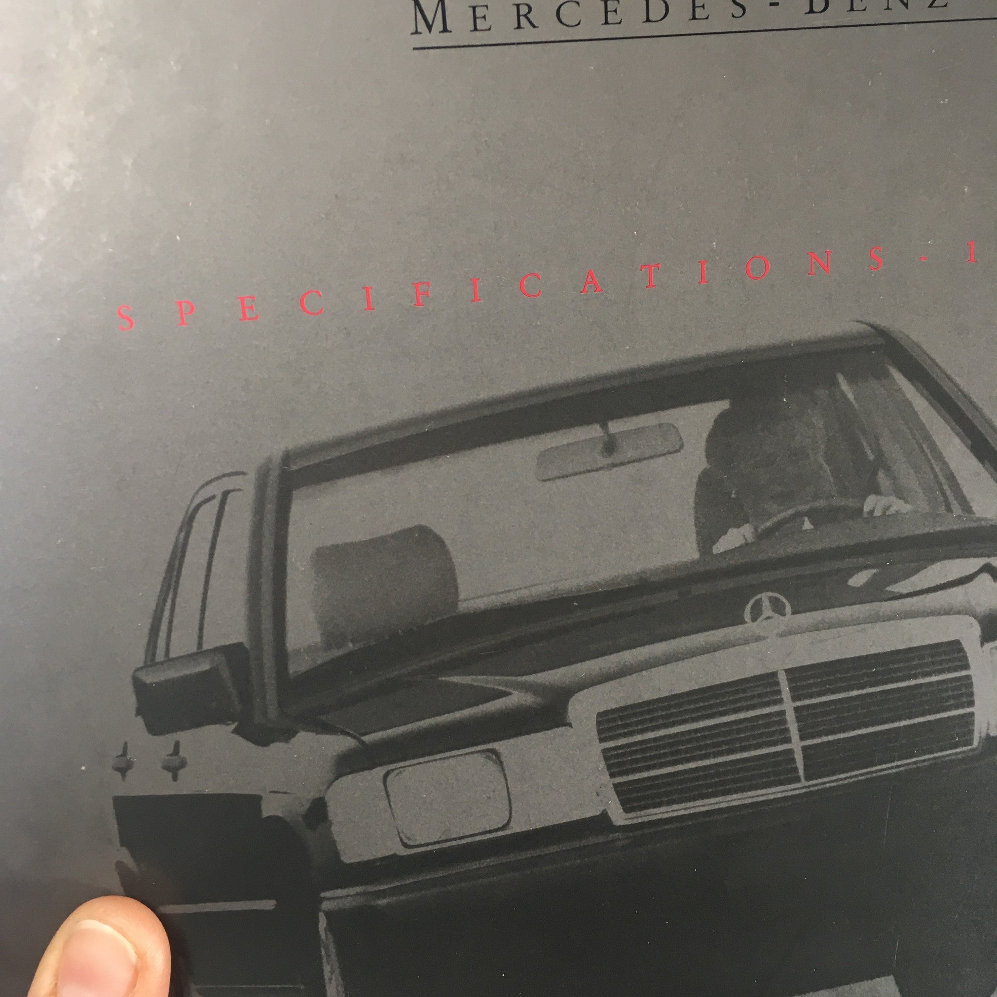 1985 Mercedes-Benz Specifications 100-Class Dealership Car Auto Brochure Catalog