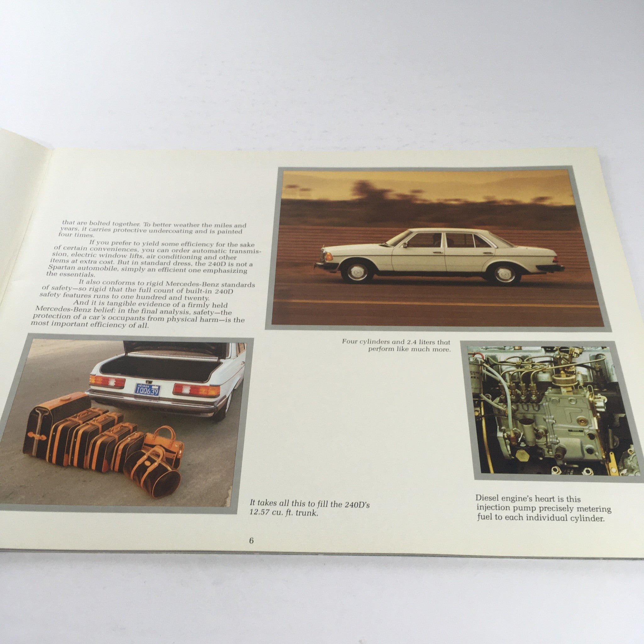 1981 Mercedes-Benz 240-D 300-CD Dealership Car Auto Brochure Catalog