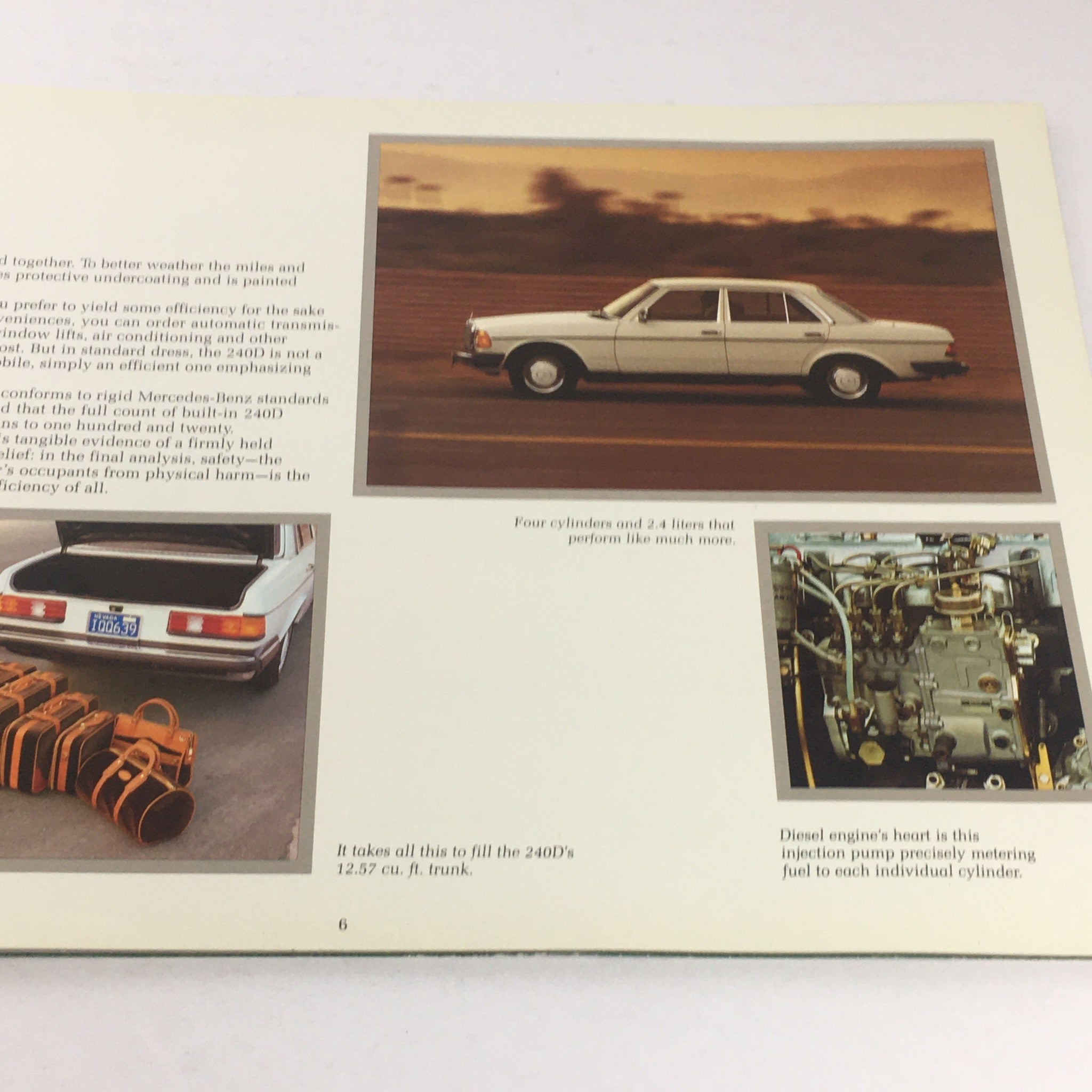 1981 Mercedes-Benz 300-CD 240-D Dealership Car Auto Brochure Catalog