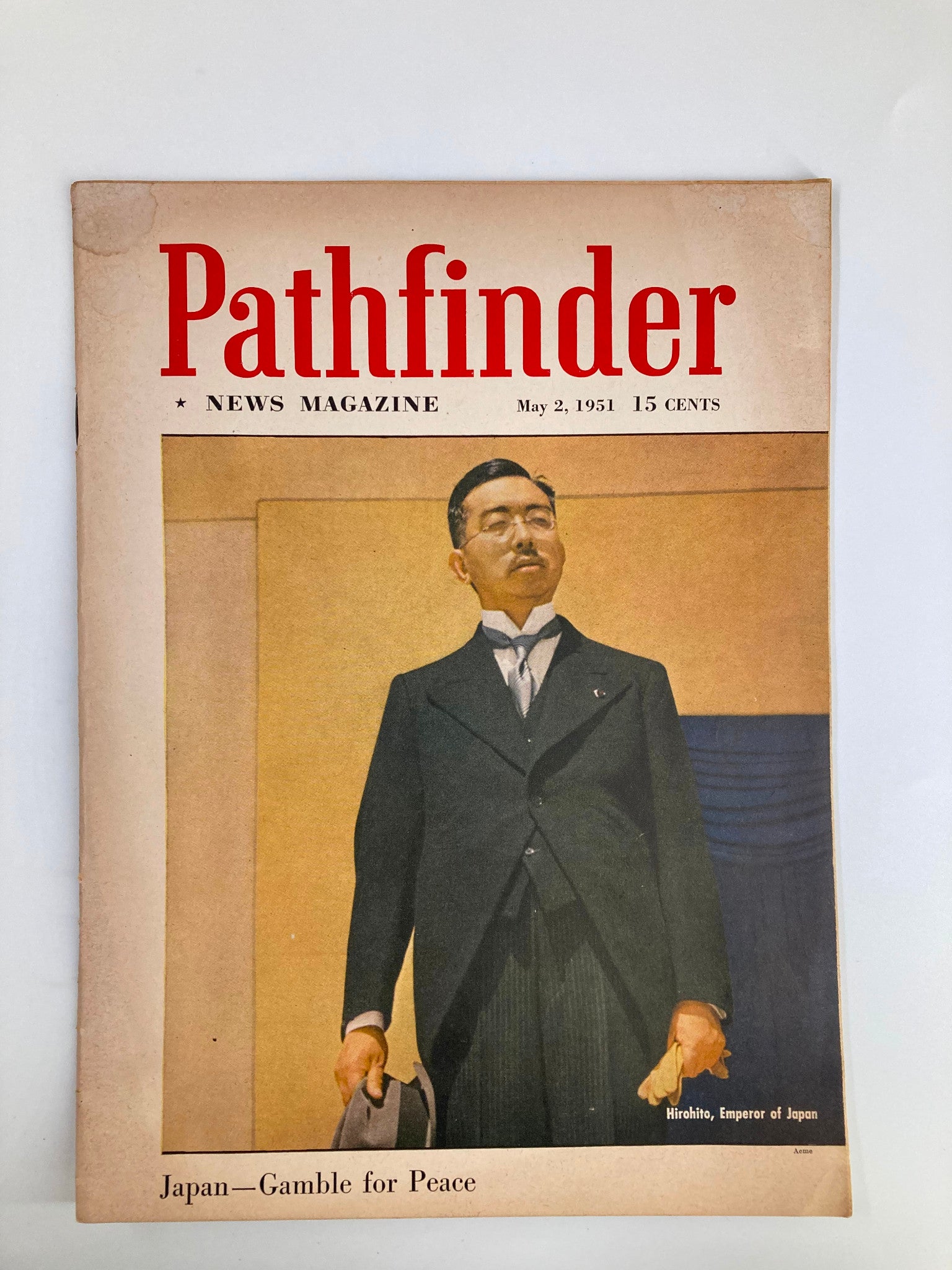 VTG Pathfinder News Magazine May 2 1951 Hirohito Emperor of Japan No Label