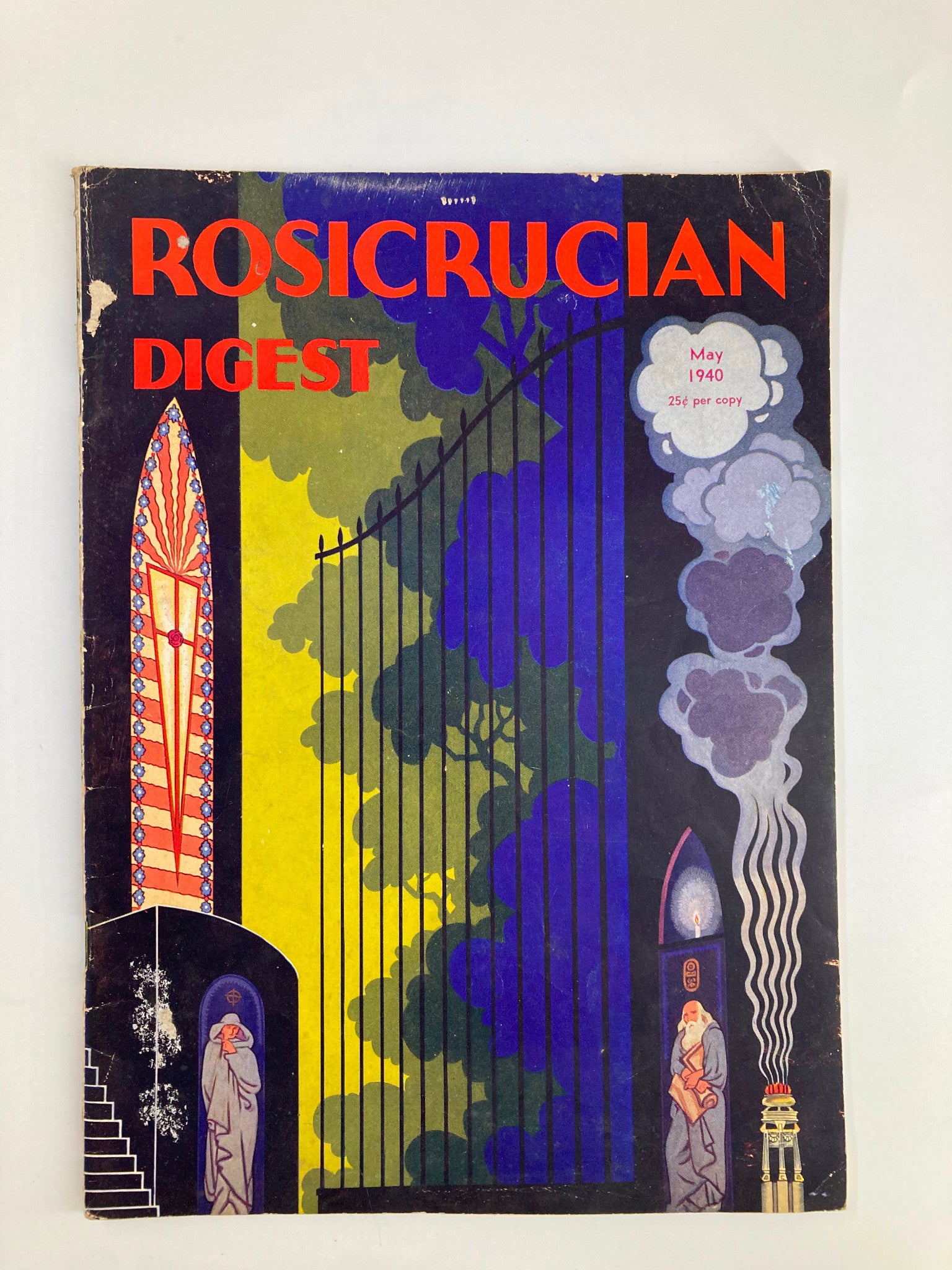 VTG Rosicrucian Digest Magazine May 1940 Mysterious Radiation Disease No Label