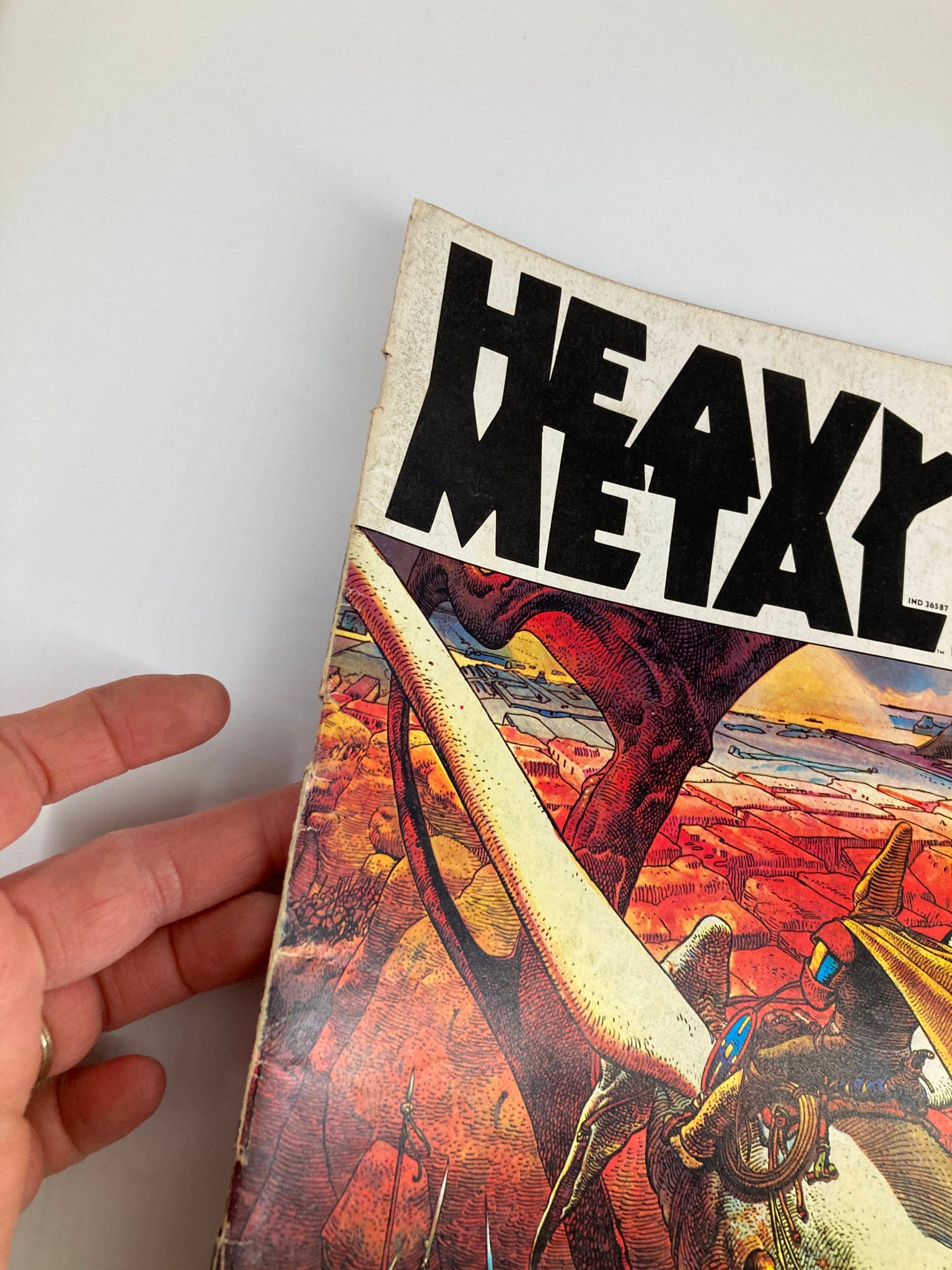 VTG Heavy Metal Magazine July 1977 Crossroads of the Universe No Label