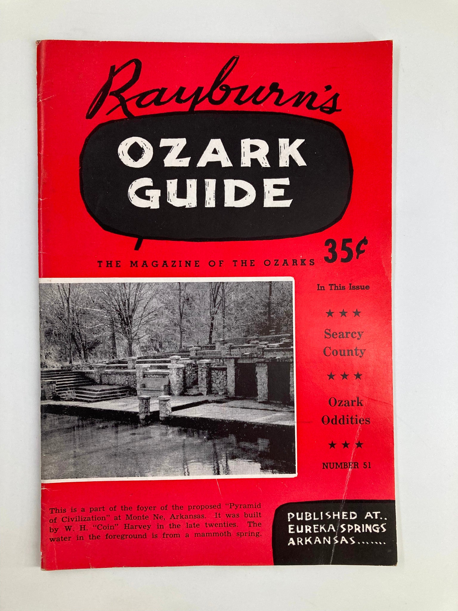 Rayburn's Ozark Guide Magazine February 1957 Pyramid of Civilization No Label