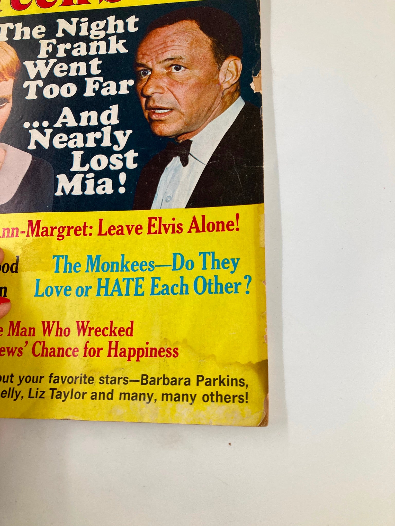 VTG Screen Stars Magazine June 1967 Frank Sinatra and Mia Farrow No Label