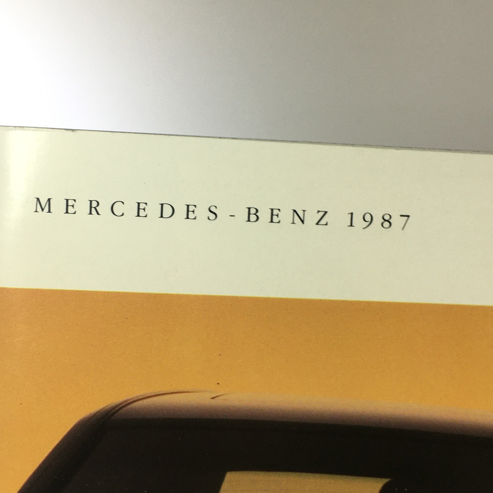 1987 Mercedes-Benz 300-Class Dealership Car Auto Brochure Catalog