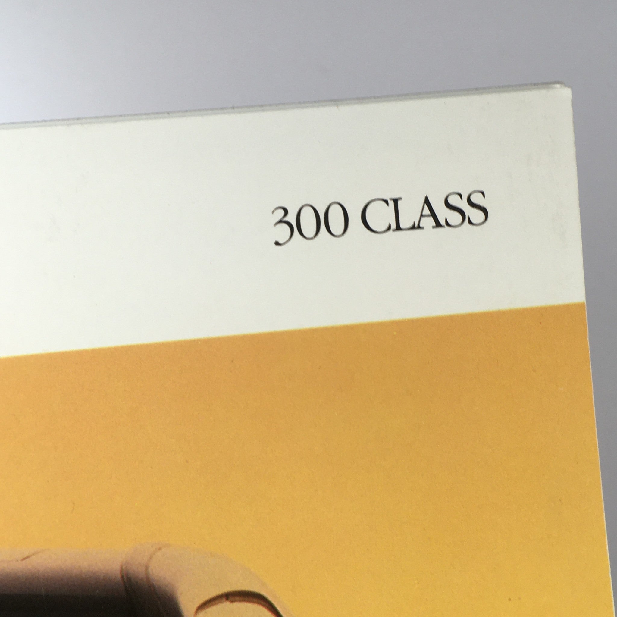 1987 Mercedes-Benz 300-Class Dealership Car Auto Brochure Catalog