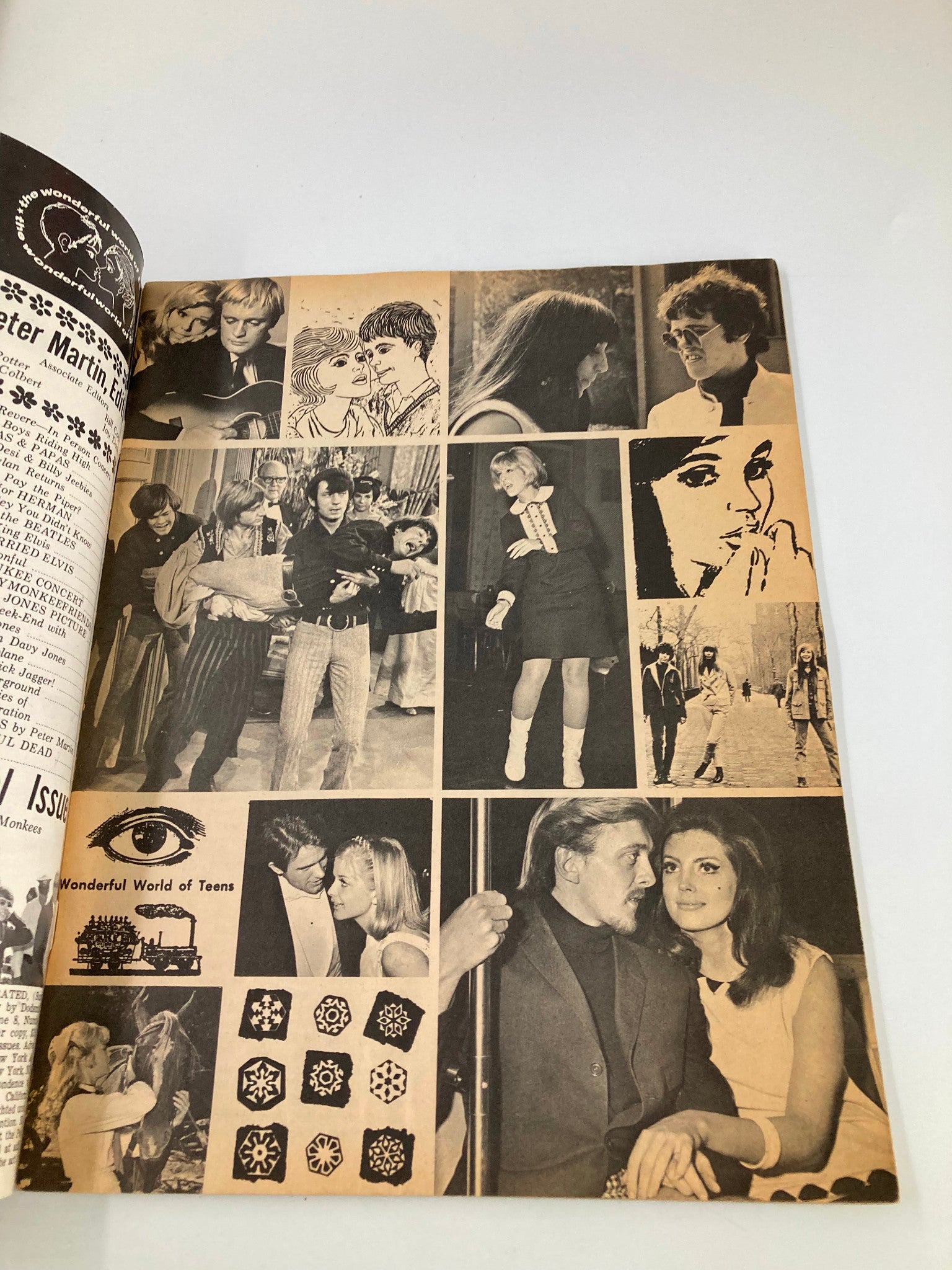 VTG Movie Teen Illustrated Magazine October 1967 Love Mick The Raiders No Label