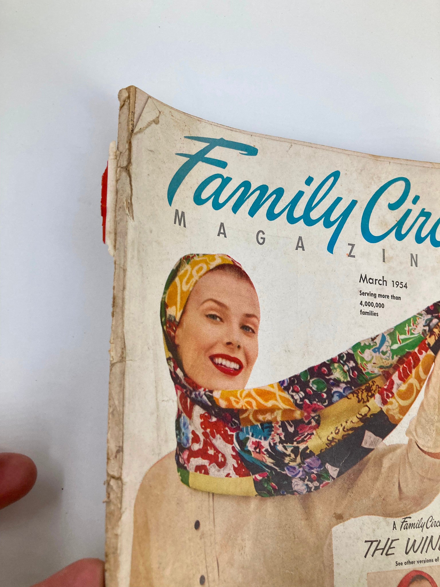 VTG Family Circle Magazine March 1954 Don't Overpay Your Income Tax No Label