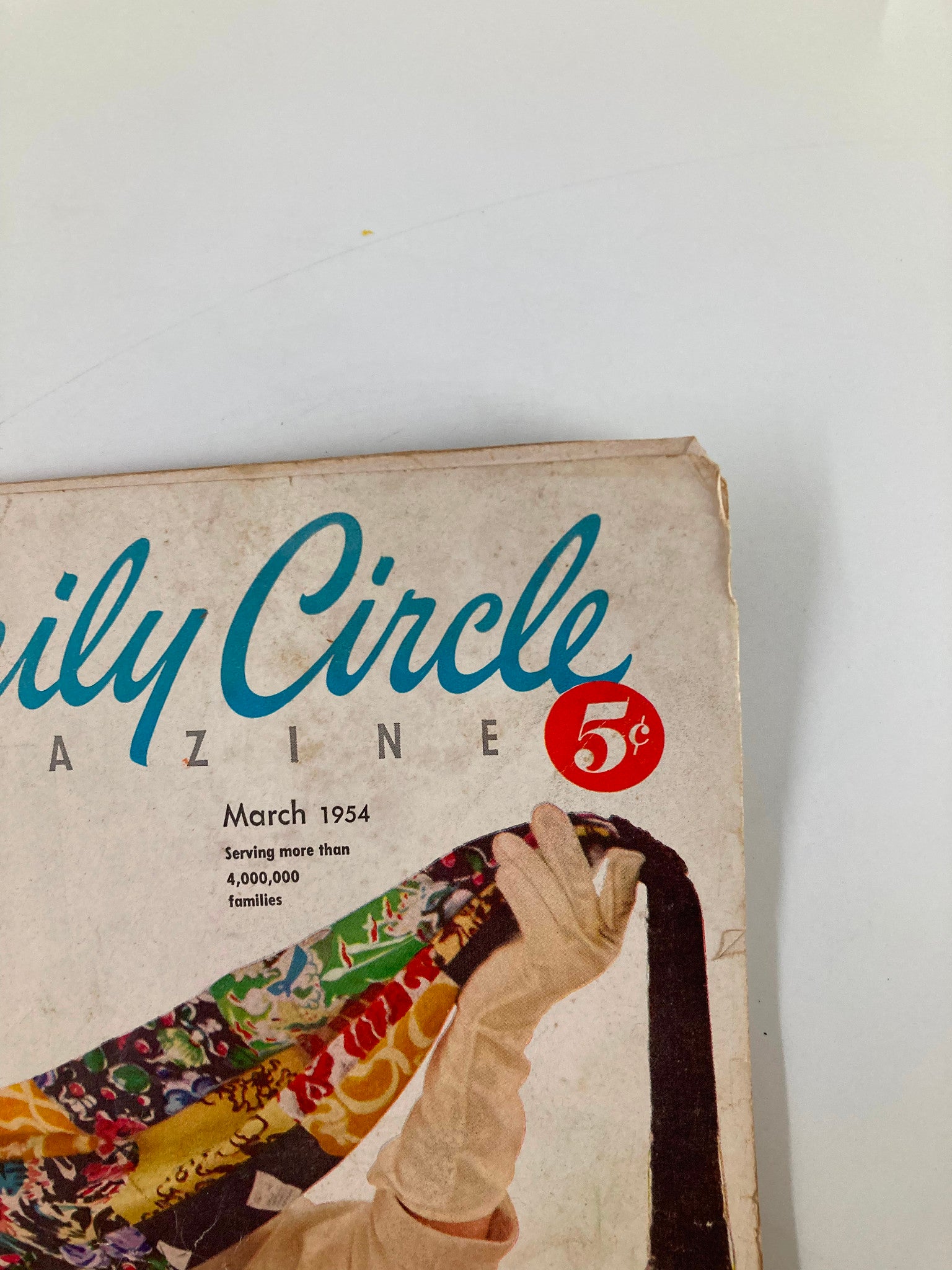 VTG Family Circle Magazine March 1954 Don't Overpay Your Income Tax No Label