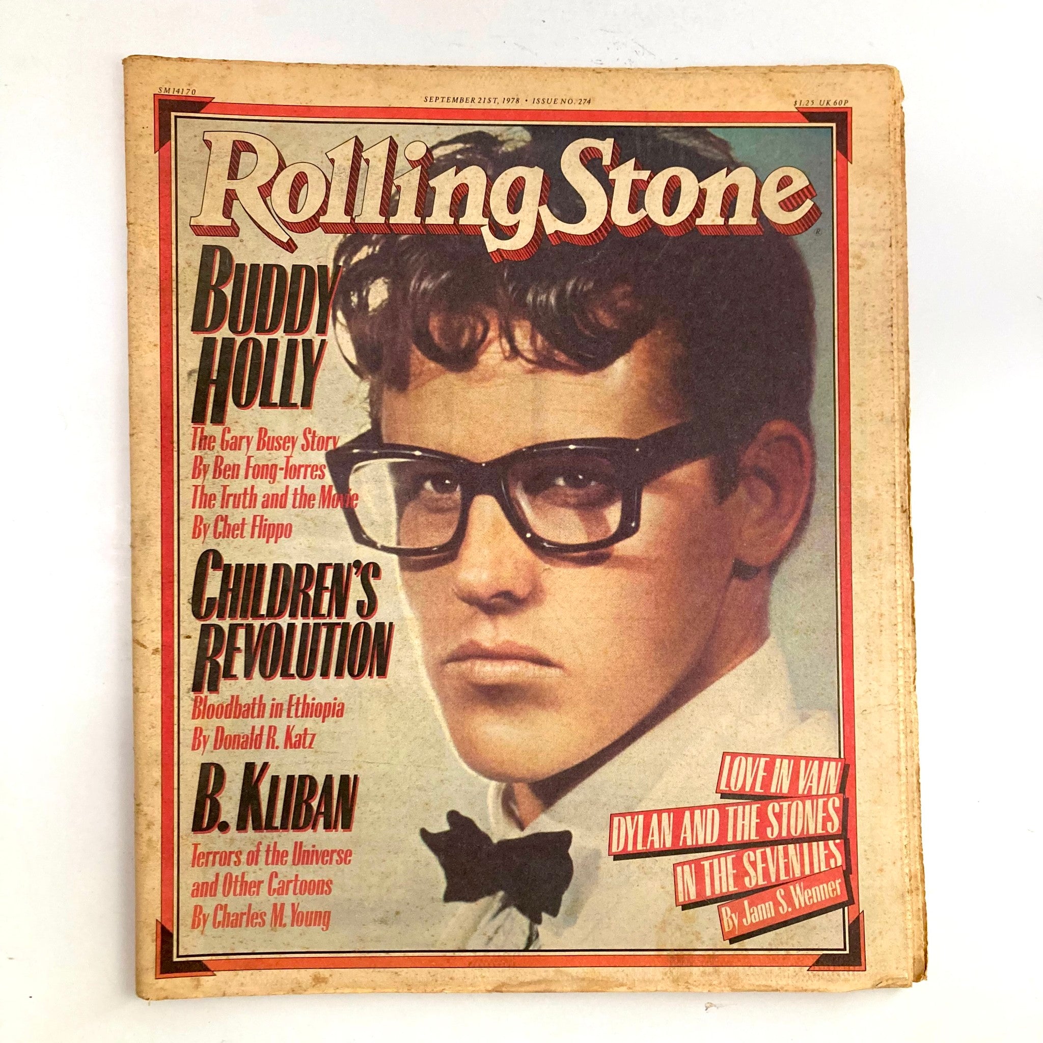 Rolling Stone Magazine Septmber 21 1978 No. 274 The Gary Busey Story No Label