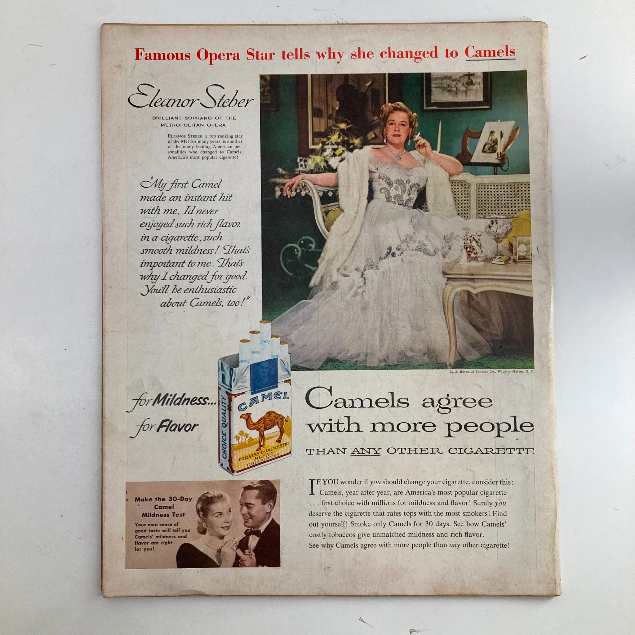 VTG Look Magazine March 9 1954 Jeanmarie, French Firecracker No Label