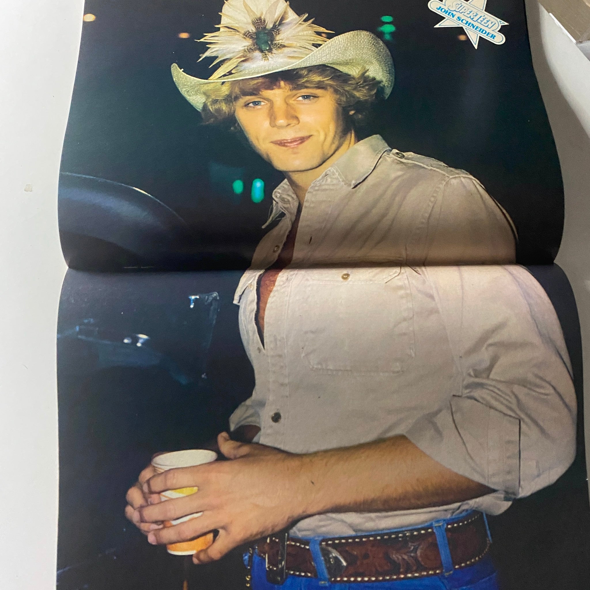 SuperTeen Magazine June 1981 John Schneider, Matt Lattanzi w Poster No Label