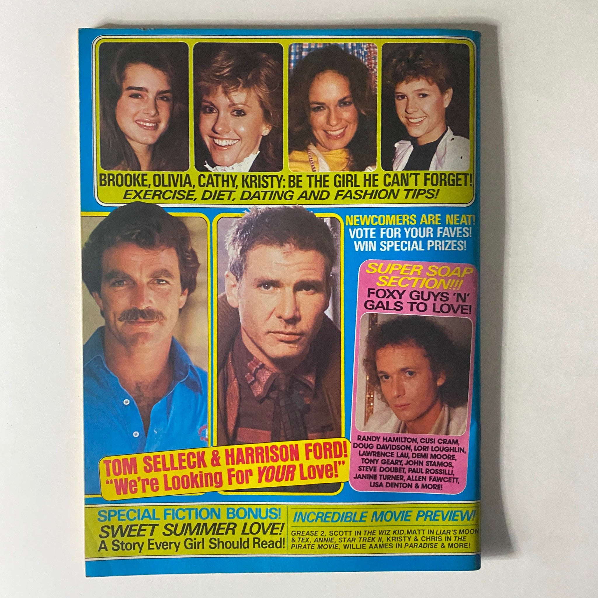 SuperTeen Magazine August 1982 Scott Baio, Ralph Macchio, Matt Lattanzi No Label