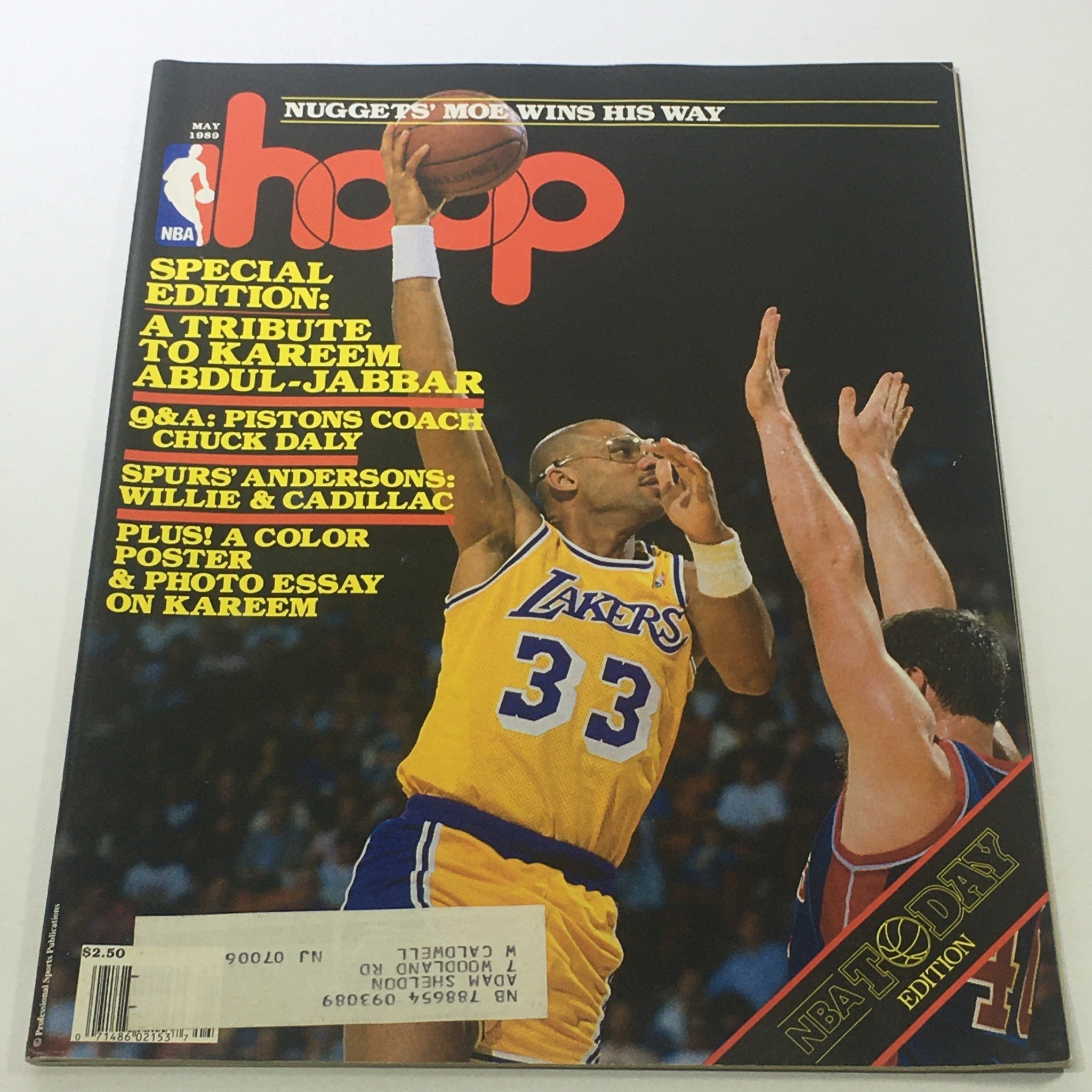 Hoop NBA Magazine: May 1989 - Special Edition: A Tribute To Kareem Abdul-Jabbar