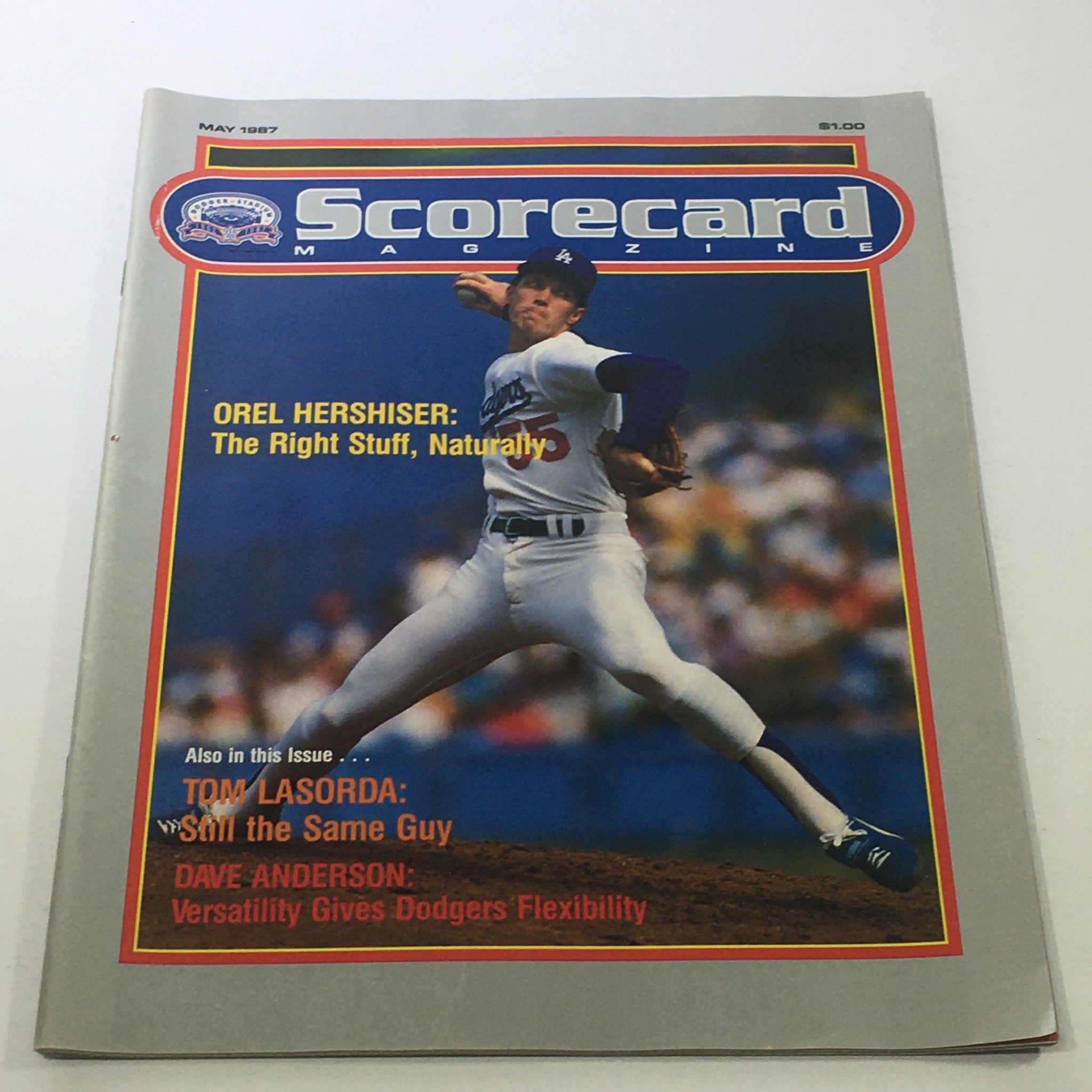 MLB Scorecard Magazine: May 1987 - Orel Hershiser: The Right Stuff, Naturally