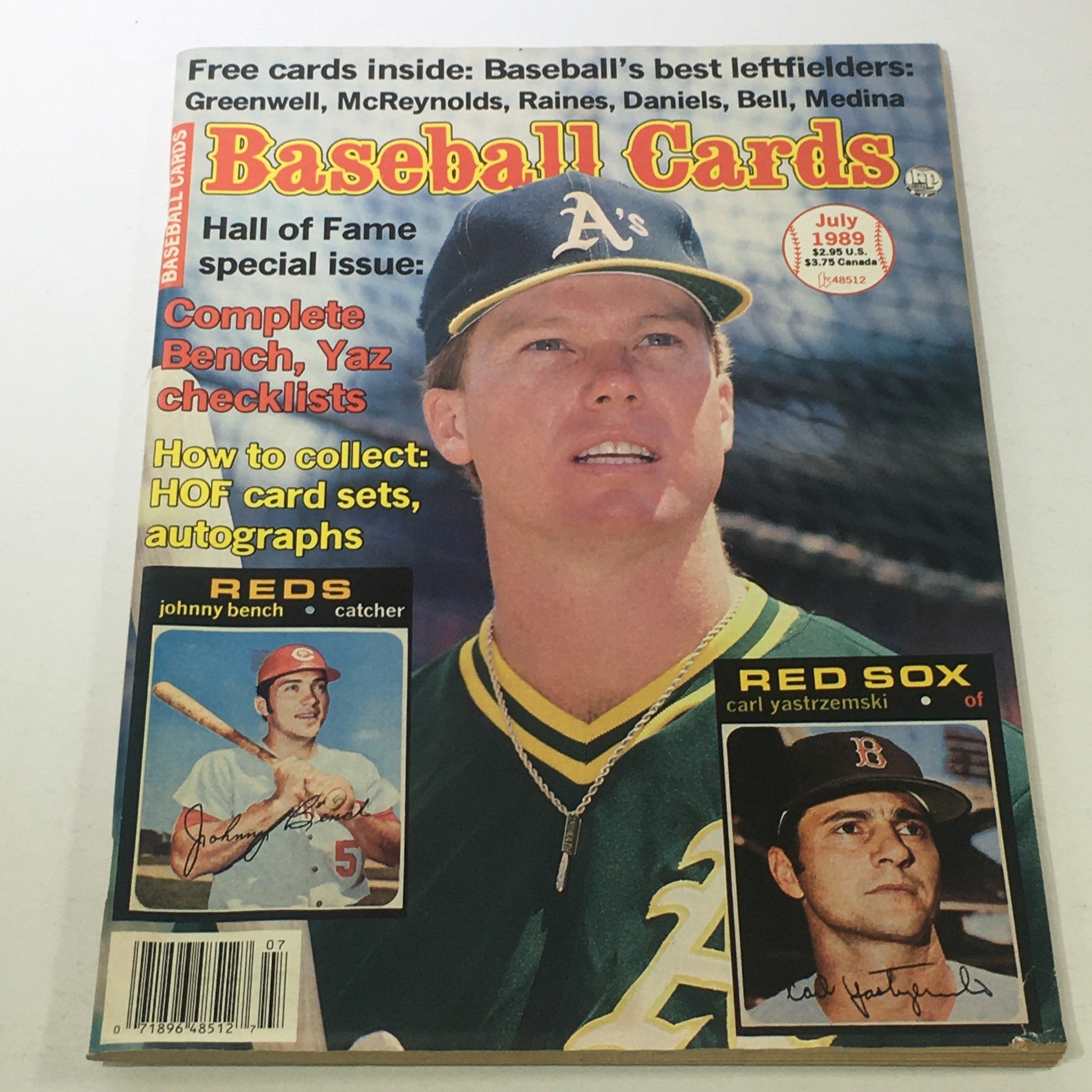 Baseball Cards Magazine: July 1989 - Complete Bench Yaz Checklists - No Label