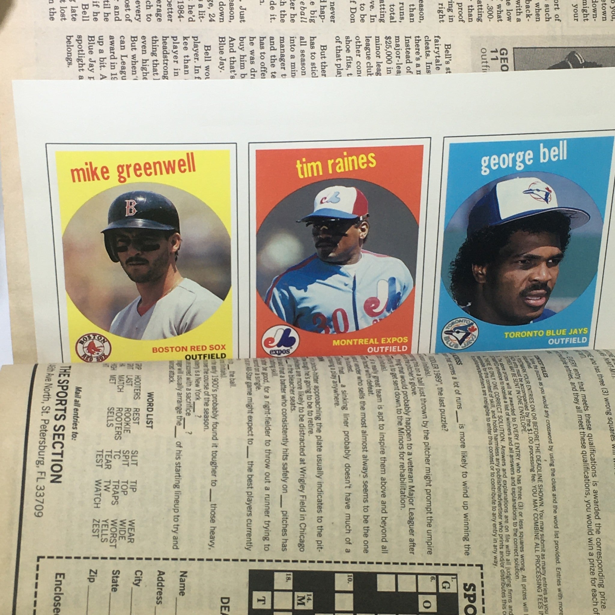 Baseball Cards Magazine: July 1989 - Complete Bench Yaz Checklists - No Label