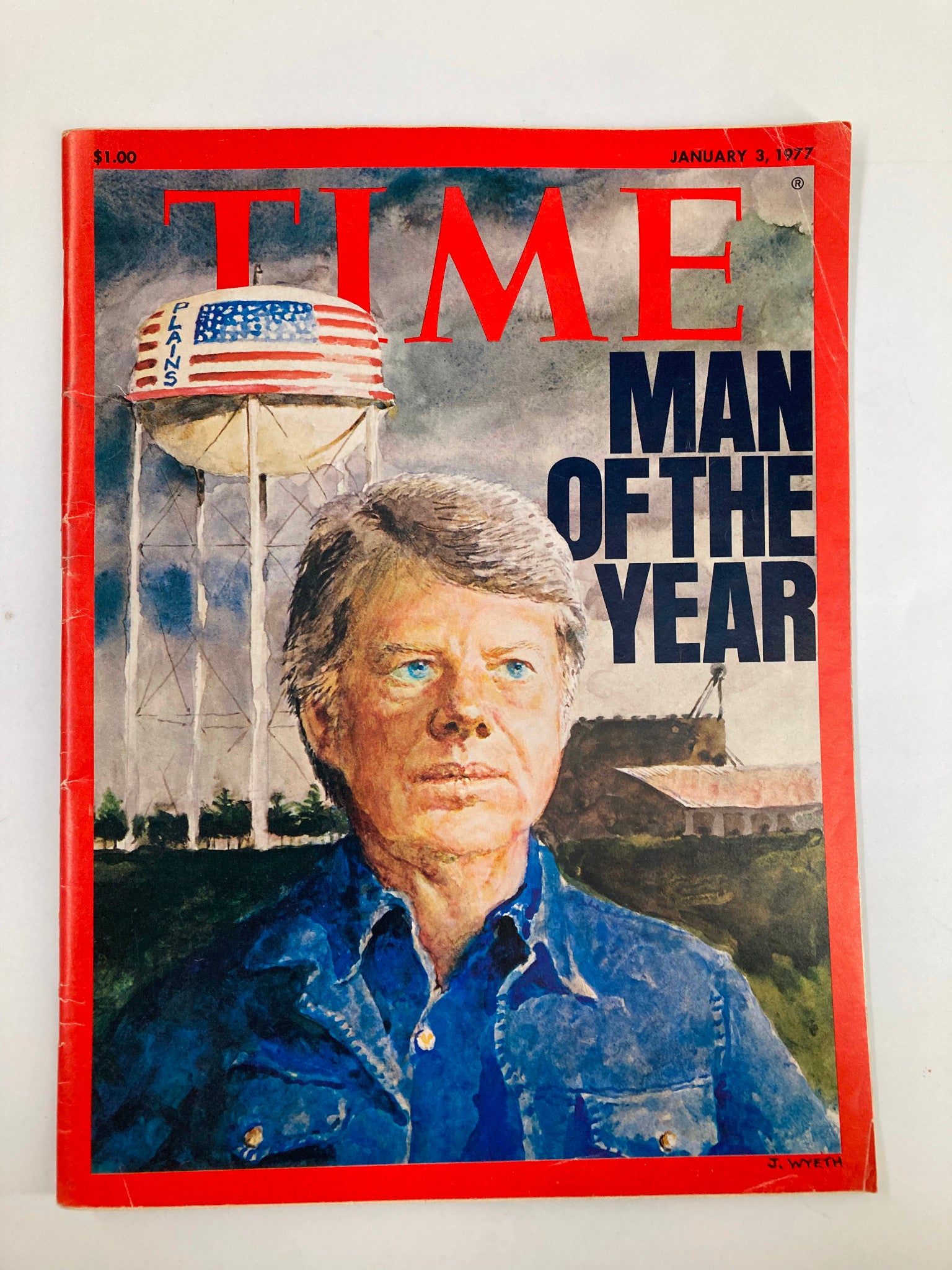 VTG Time Magazine January 3 1977 Jimmy Carter Man Of The Year No Label