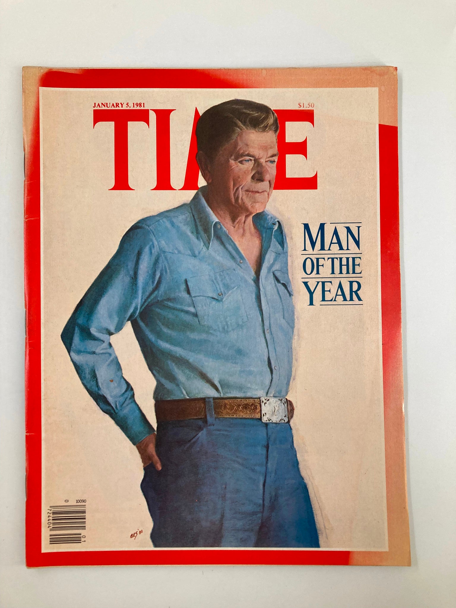 VTG Time Magazine January 5 1981 Ronald Reagan Man of the Year No Label