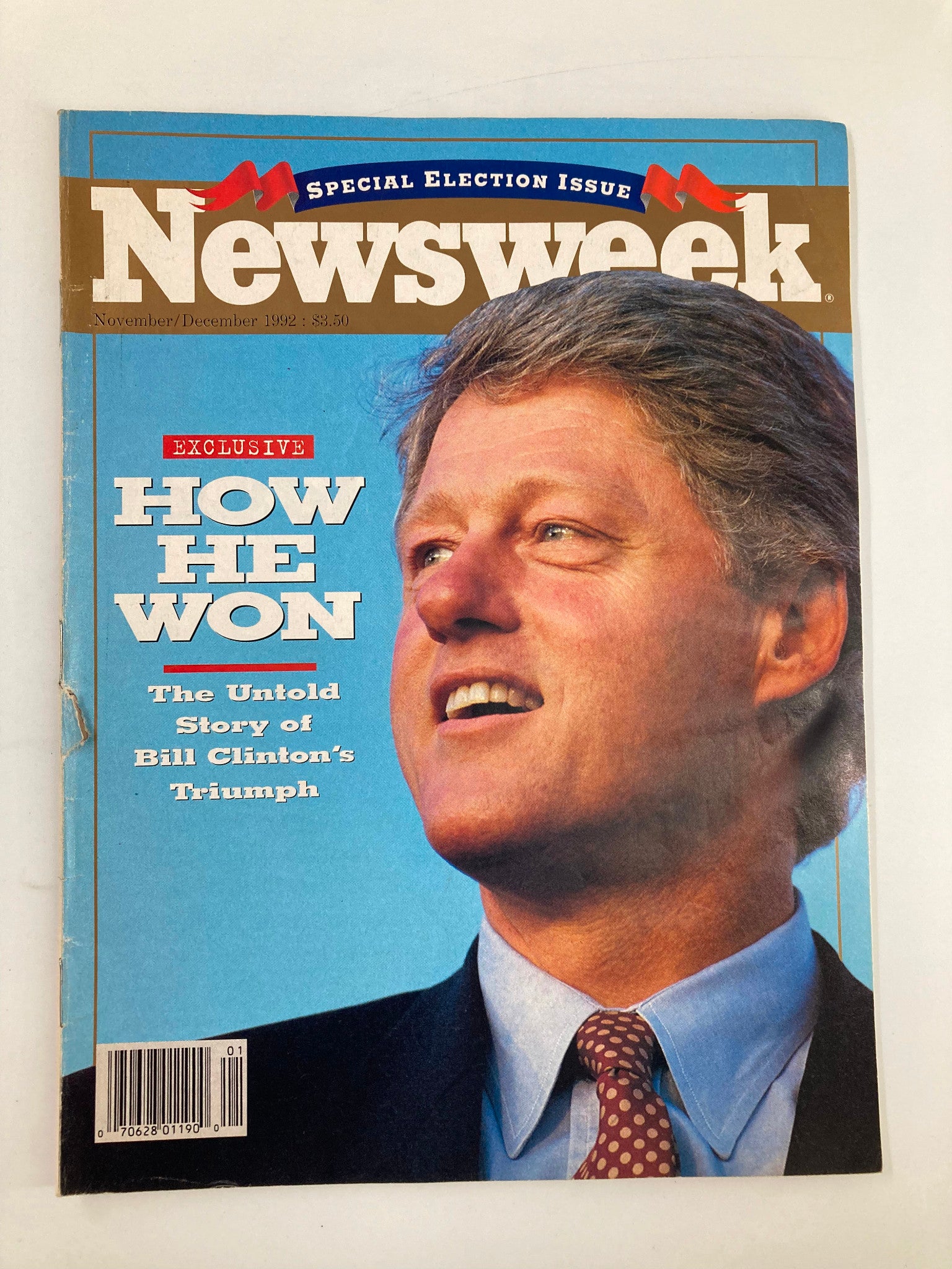 Newsweek Magazine November 1992 The Untold Story of Bill Clinton No Label