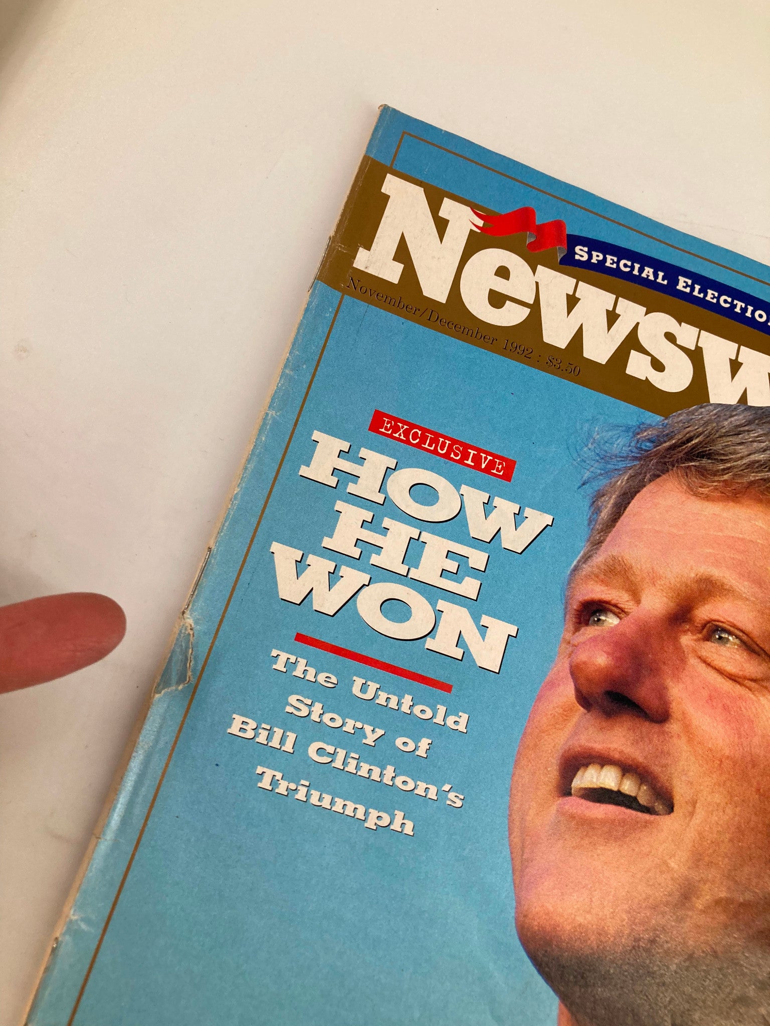 Newsweek Magazine November 1992 The Untold Story of Bill Clinton No Label