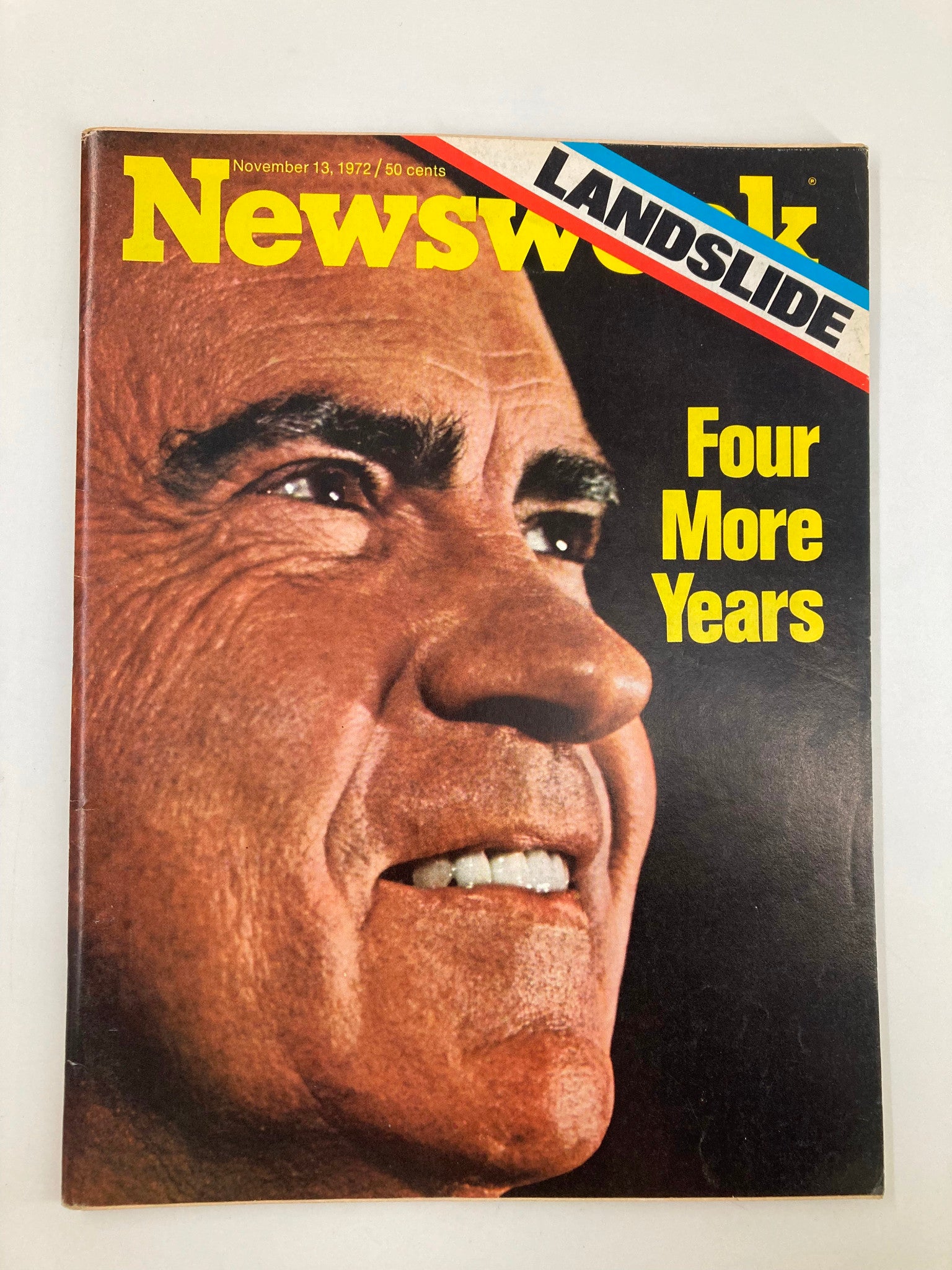 VTG Newsweek Magazine November 13 1972 Richard Nixon Four More Years No Label