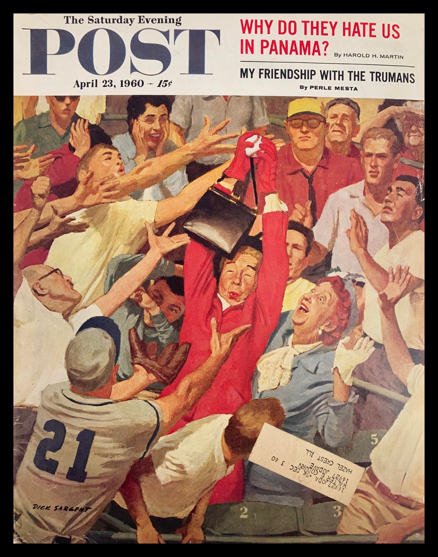 COVER ONLY The Saturday Evening Post April 23 1960 Why Do They Hate Us In Panama