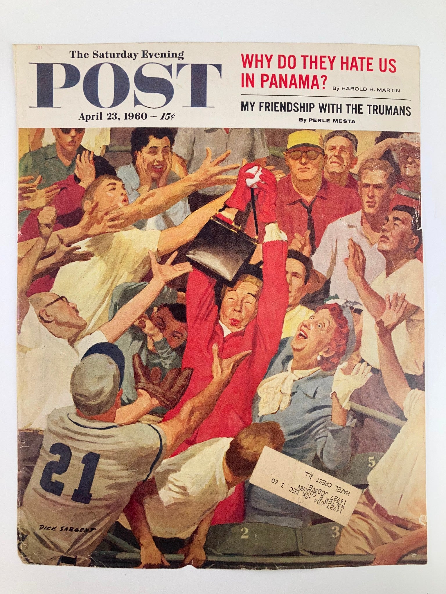 COVER ONLY The Saturday Evening Post April 23 1960 Why Do They Hate Us In Panama