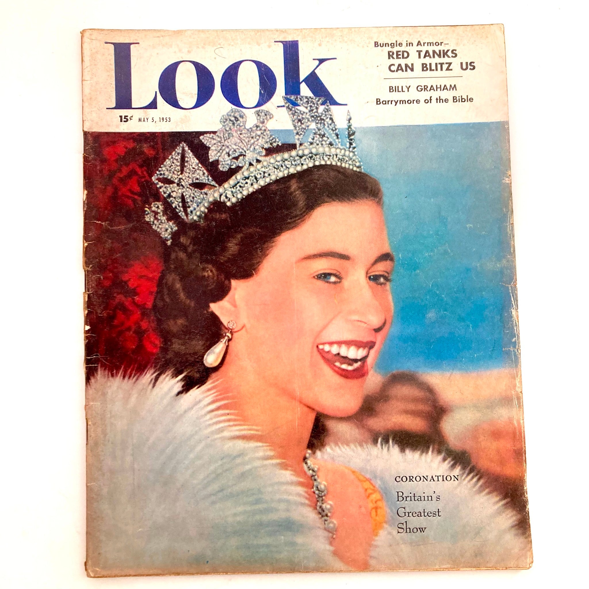 VTG Look Magazine May 10 1953 The Coronation of Queen Elizabeth II No Label