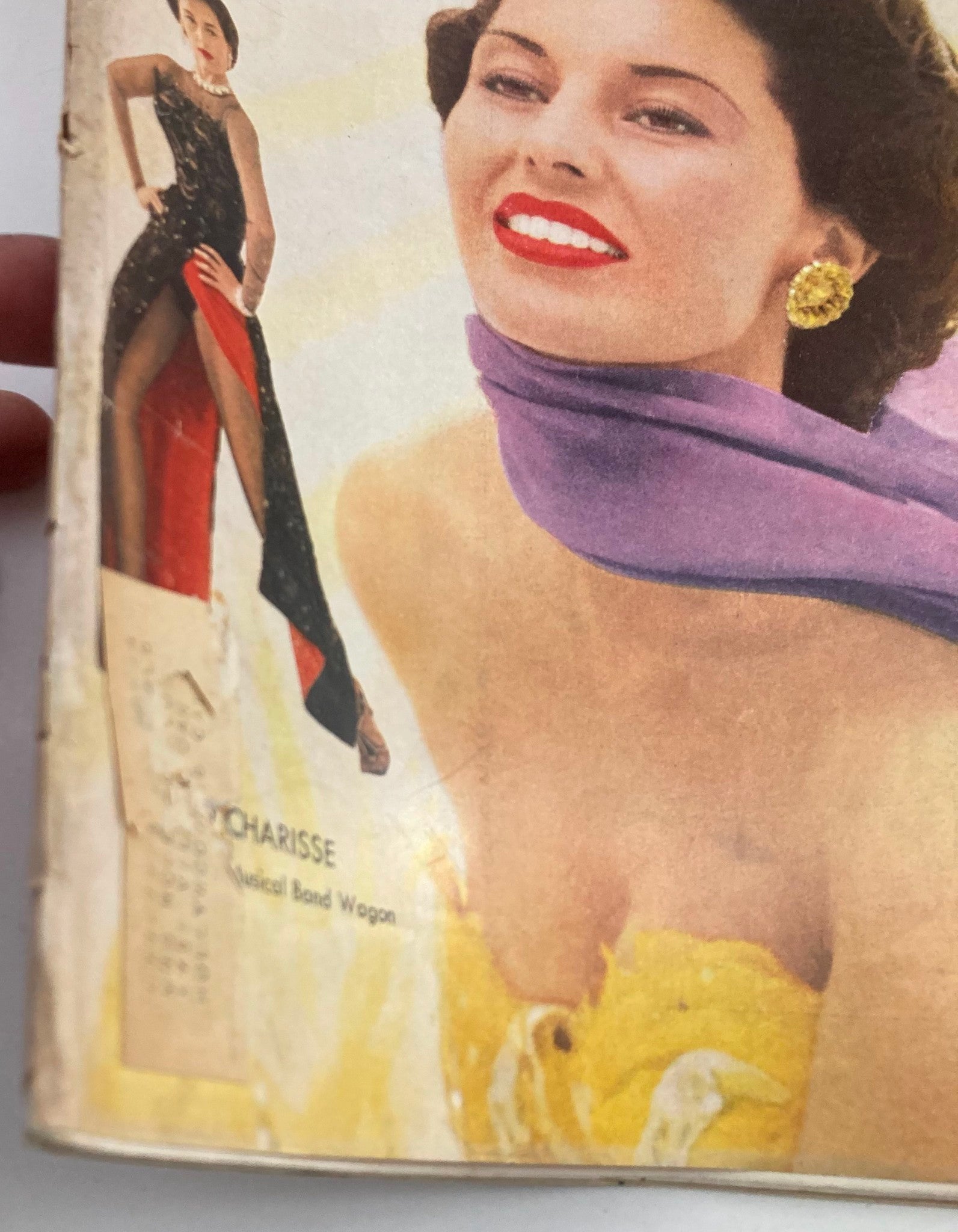 VTG Look Magazine August 11 1953 Cyd Charisse Cover Photo by Tony Vaccaro