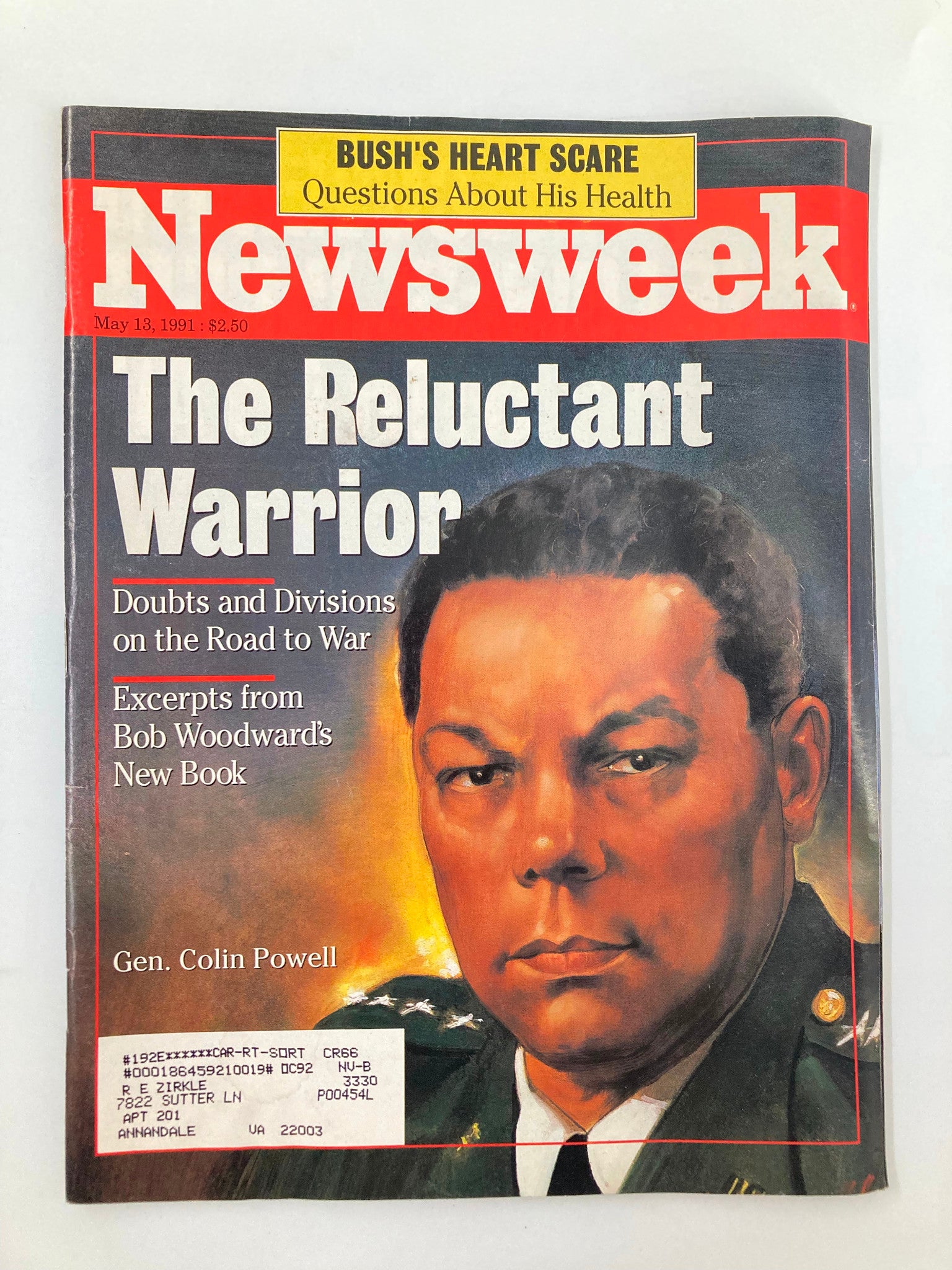 Newsweek Magazine May 13 1991 Gen. Collin Powell The Reluctant Warrior