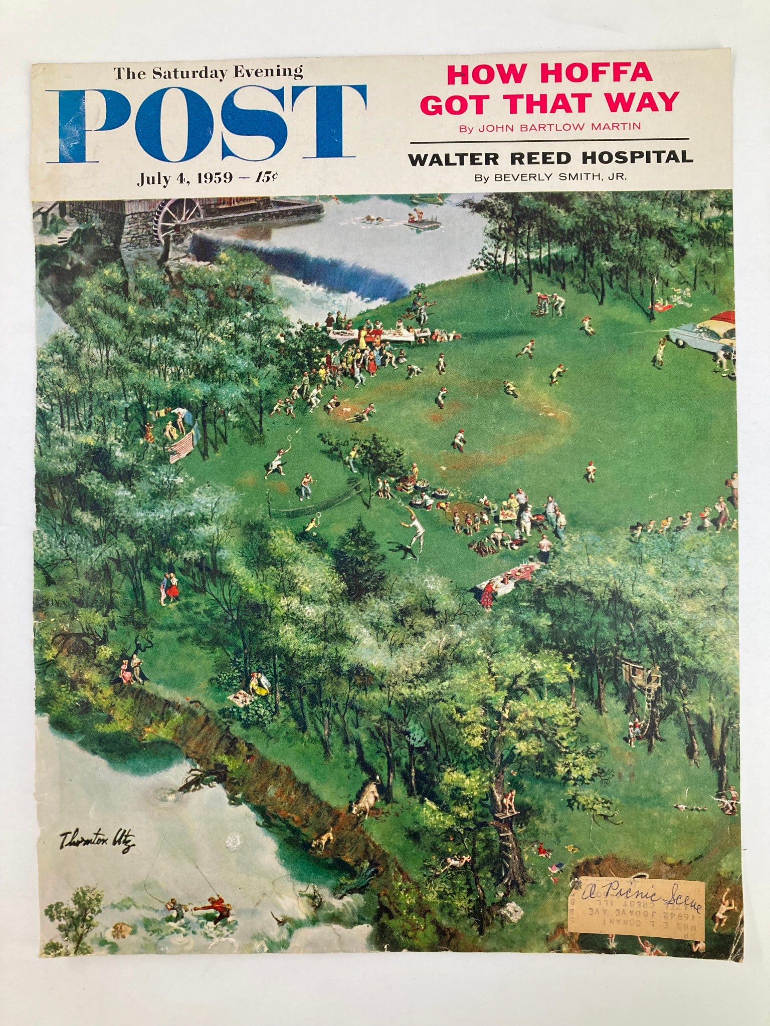 COVER ONLY The Saturday Evening Post July 4 1959 How Hoffa Got Thay Way